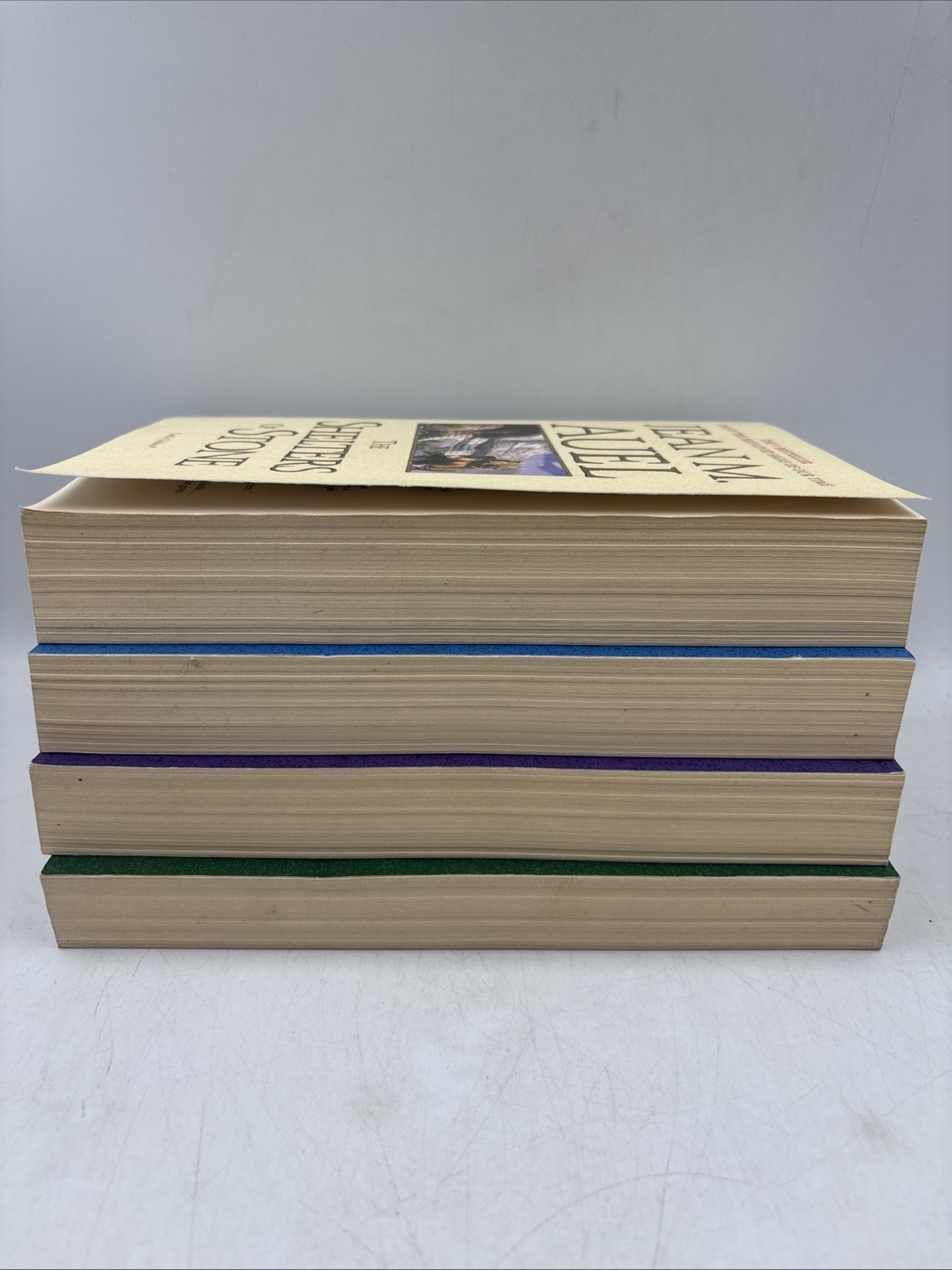 Lot of 4 Jean M. Auel Earth’s Children Series Trade Paperback Book Set 1-3, 5