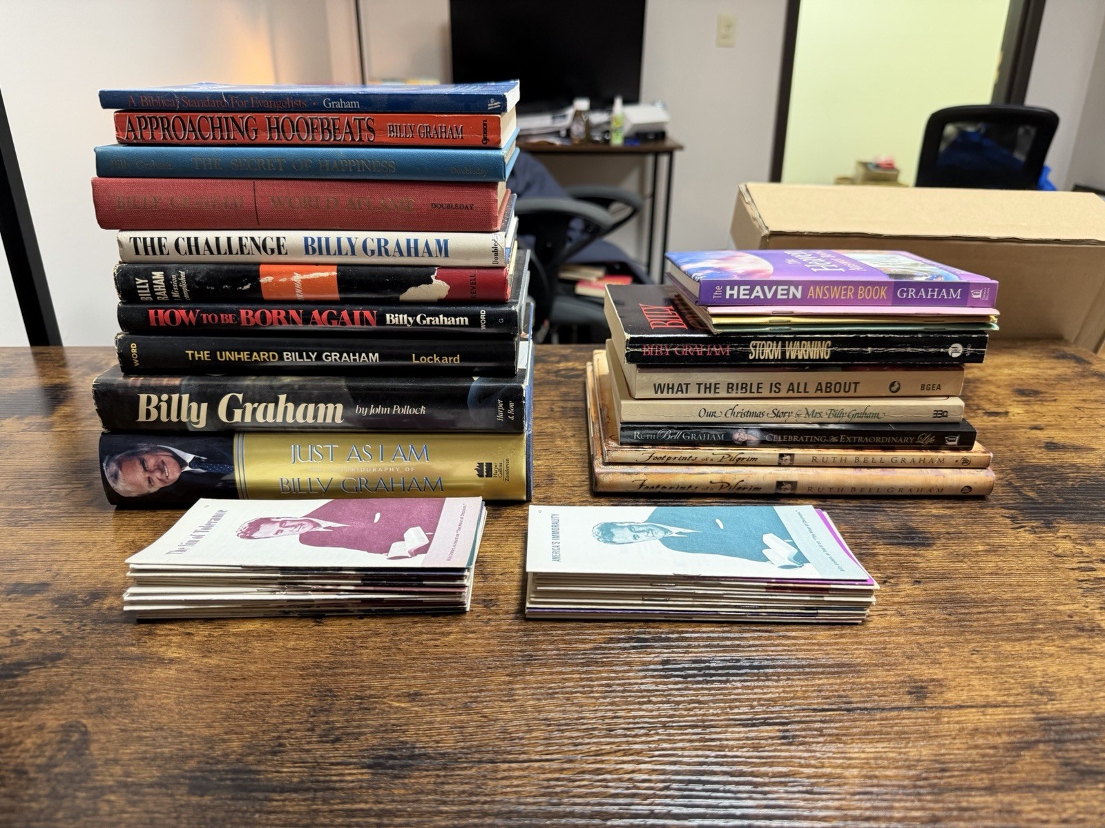 Newer/Vintage Billy & Ruth Graham Book Lot