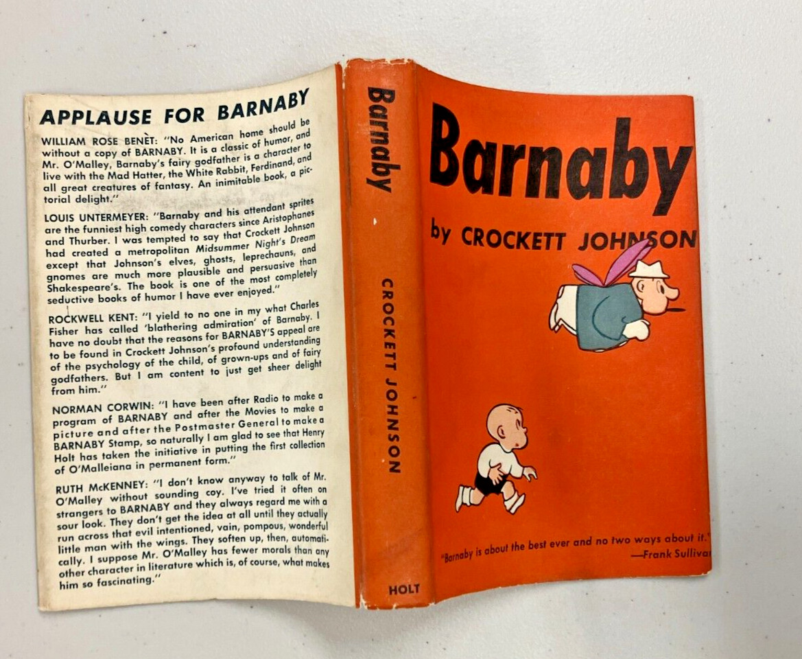 BARNABY by Crockett Johnson – 1943 Great Condition with DJ