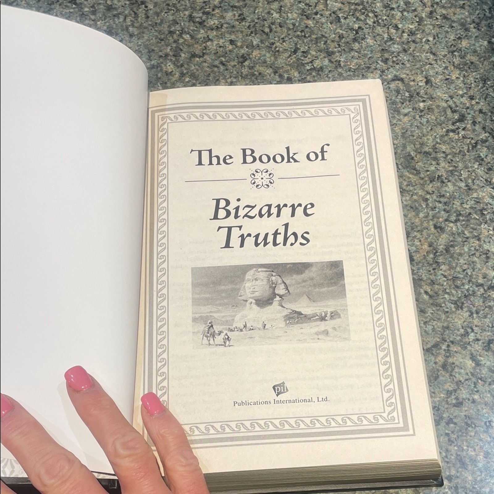 The Book of Bizarre Truths Hardbound Book 704 Pages Fun Facts and Weird Truths