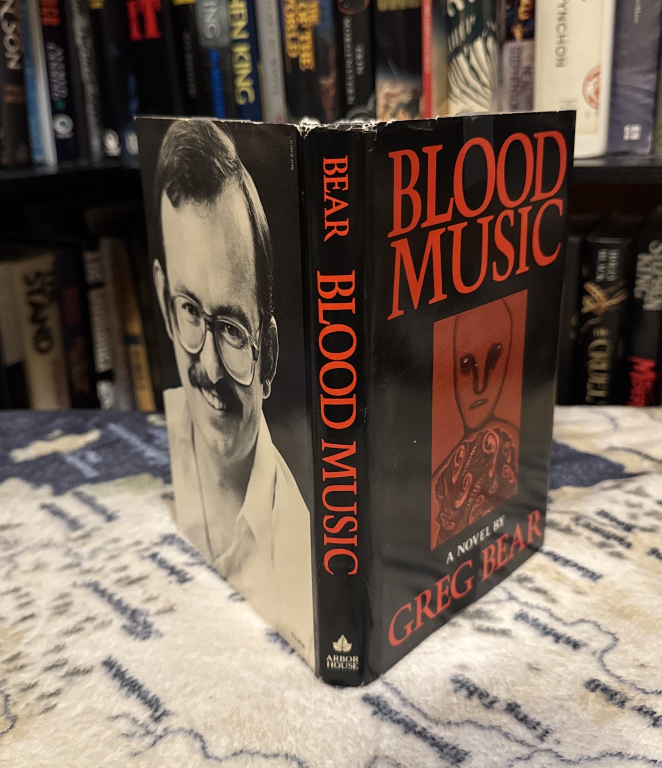 Blood Music – Greg Bear (1985 Hardcover) Book Club Edition BCE, G, Sci-fi Horror