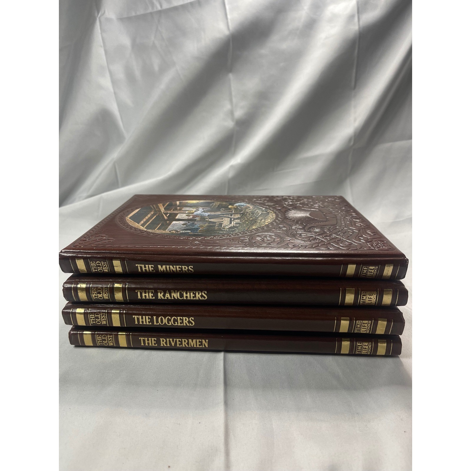 Time Life Books The Old West Series Set of 4 Miners Ranchers Loggers Rivermen