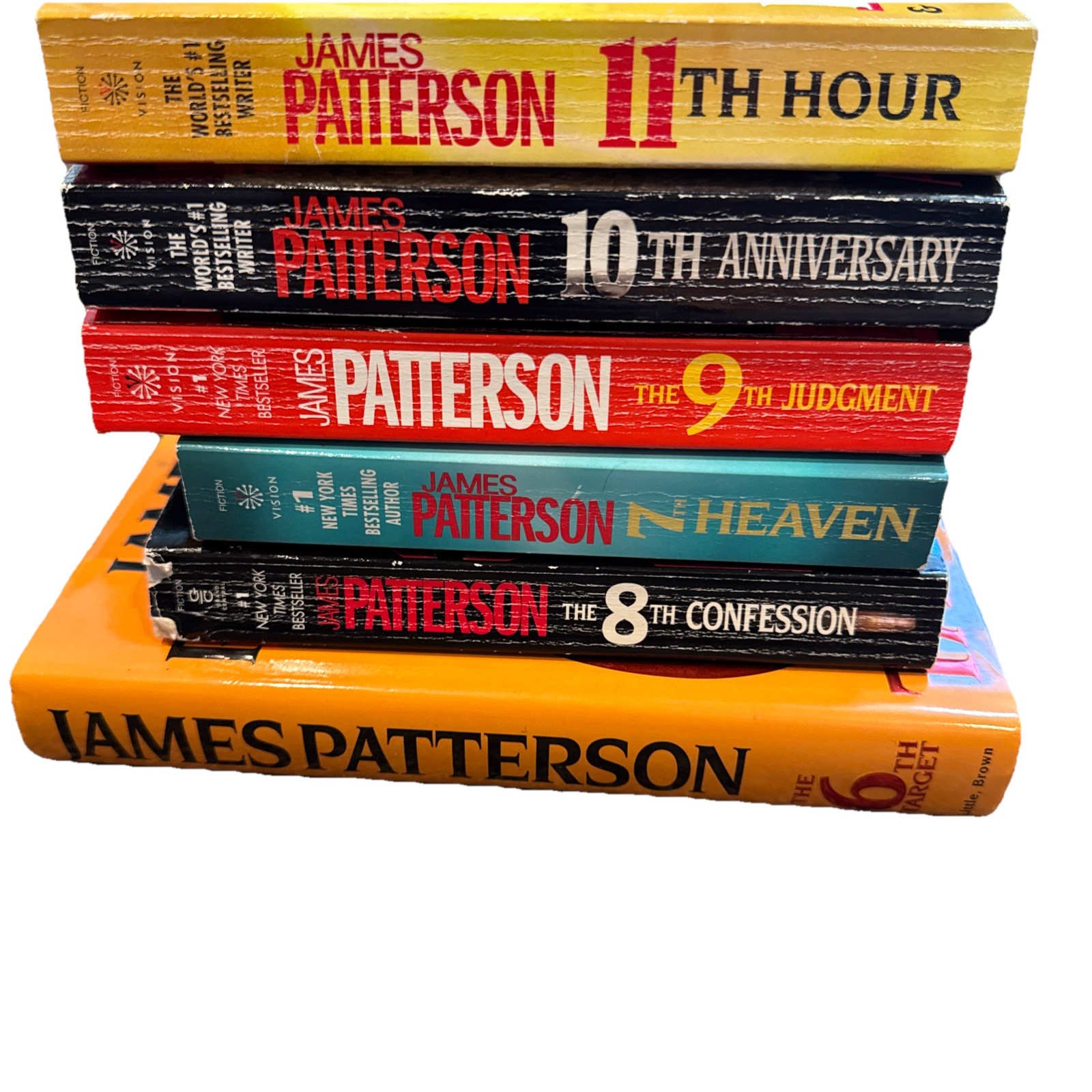 Lot of 11 James Patterson 10 Paperback, 1 HB Books (11 Women’s Murder Club )