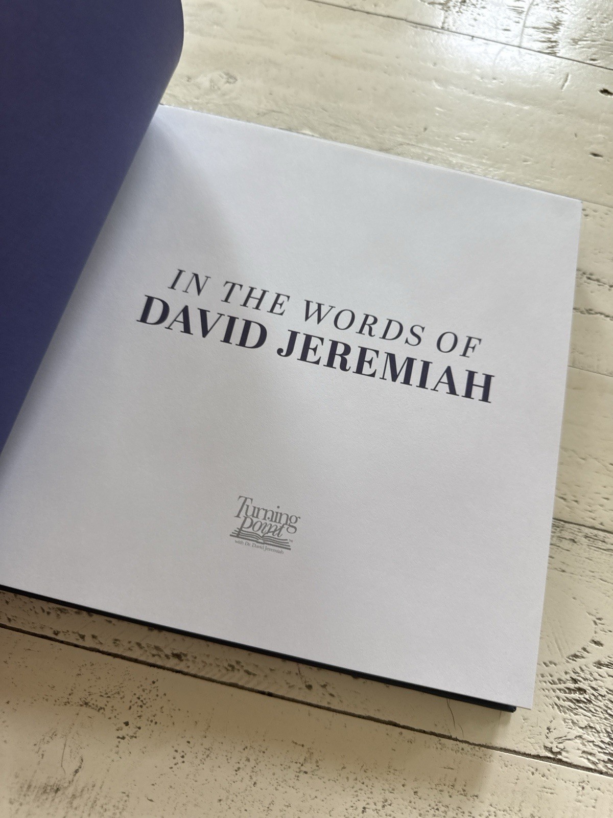 In the Words of David Jeremiah 2025 Hardcover Christian Faith Gift Book HC