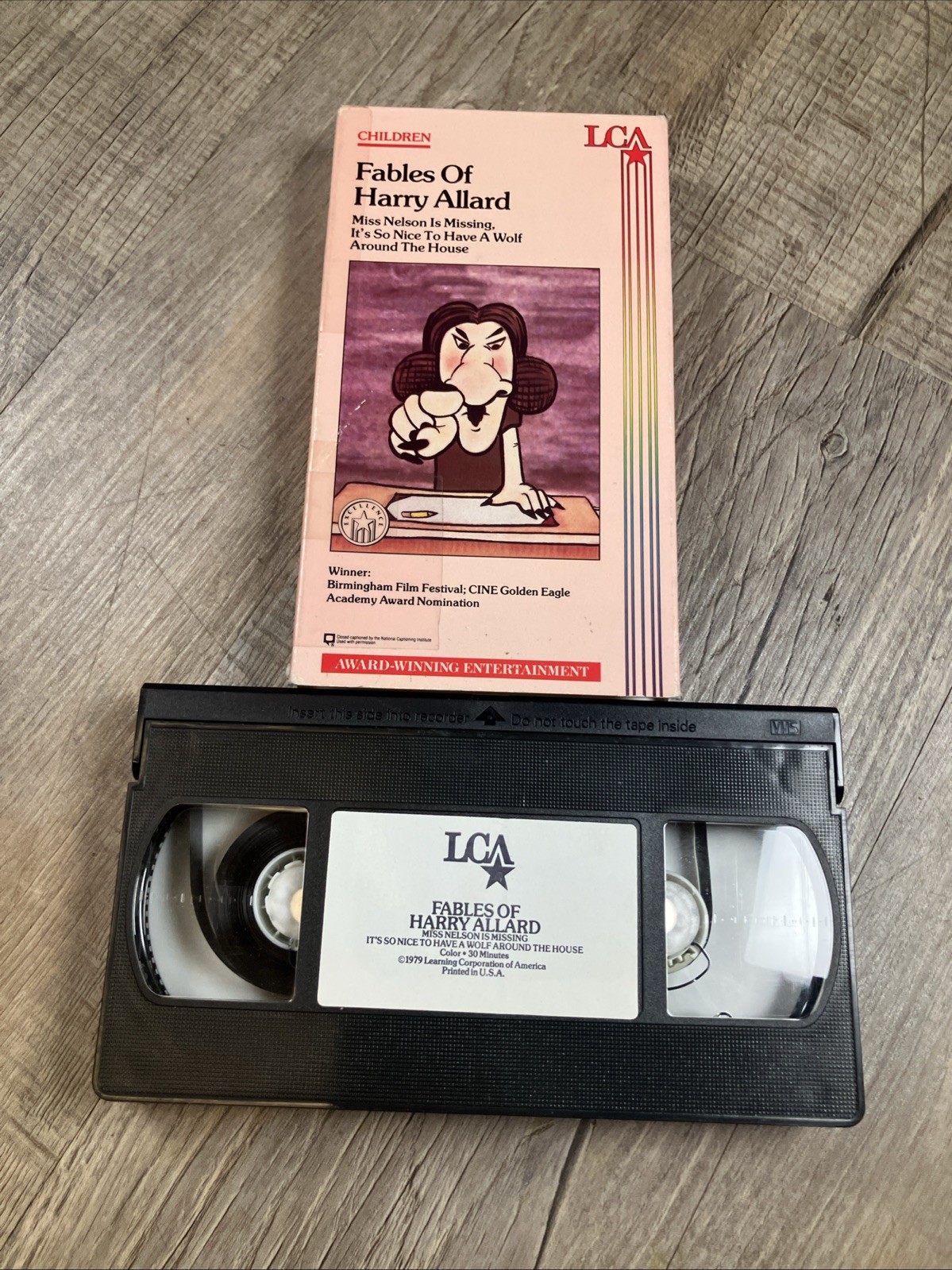 fables of harry allard miss nelson is missing vhs RARE