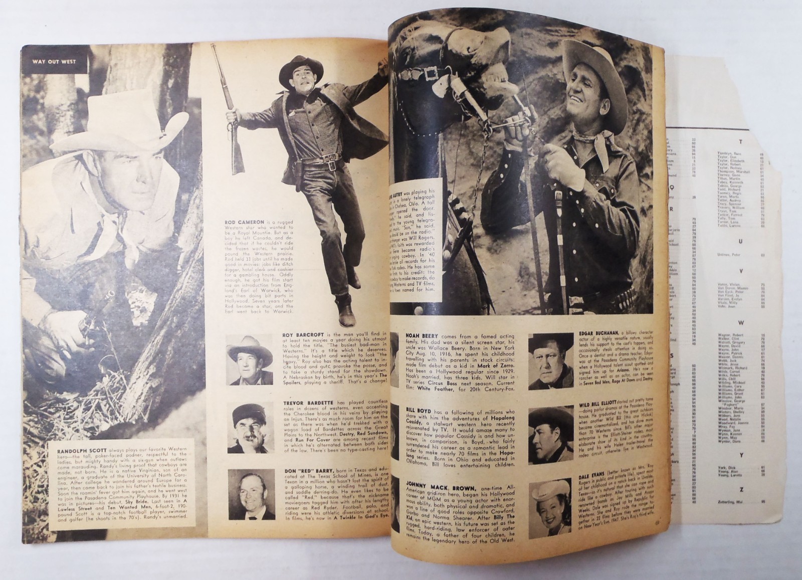 1956 WHO’S WHO IN HOLLYWOOD Souvenir Magazine • Princess Grace Cover _zp1