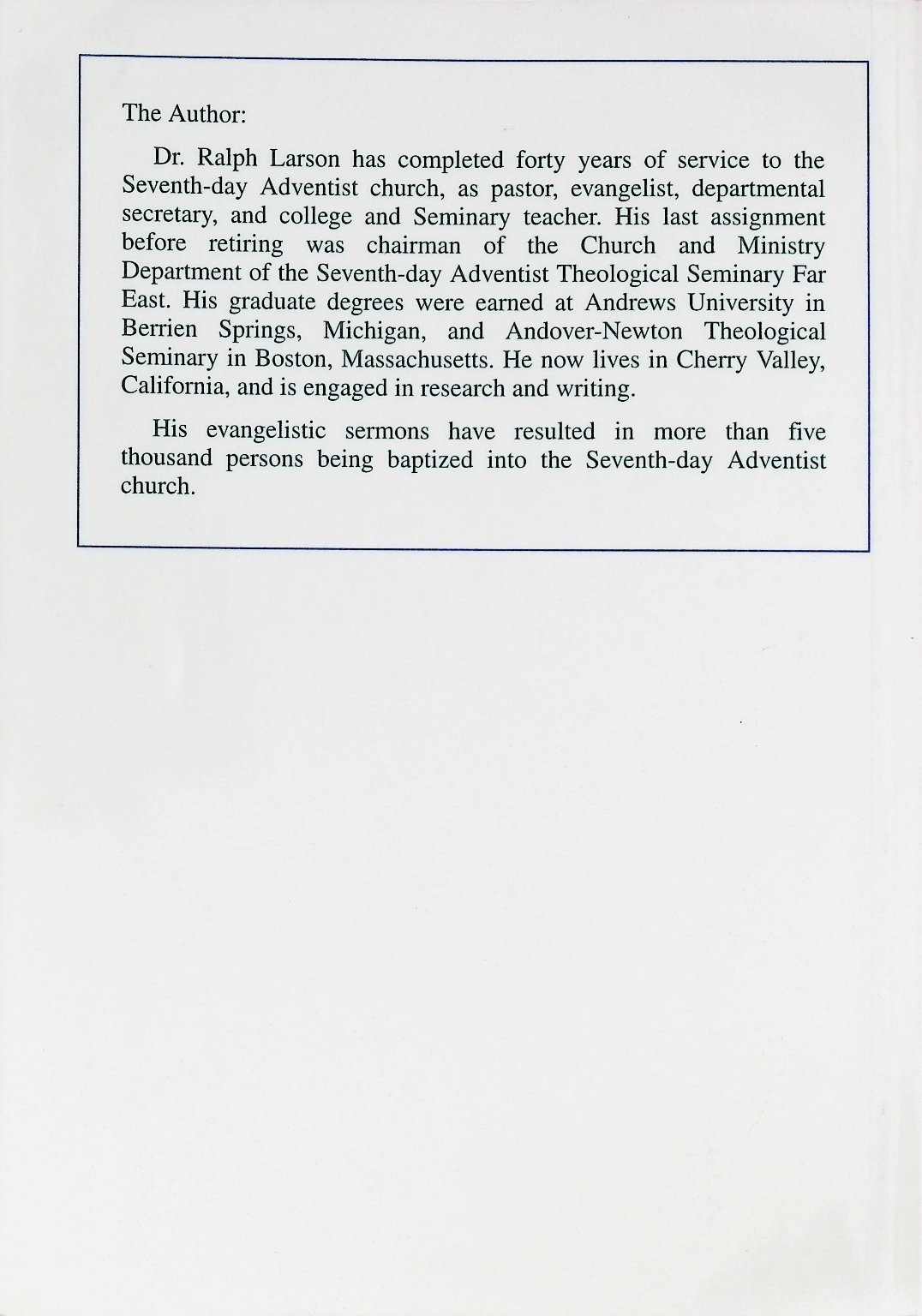 His Mighty Love Ralph Larson 1995 Evangelistic Sermons Christian TEACH Services