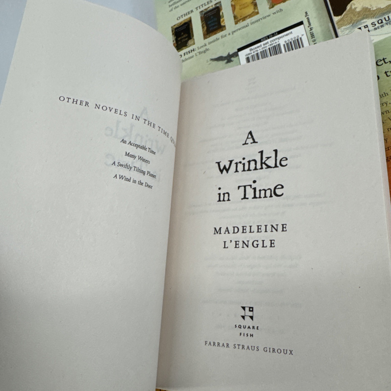 INCOMPLETE The Wrinkle in Time Set books No Journal