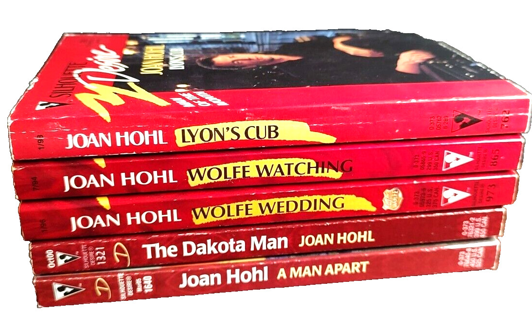 Lot of 5 Silhouette Joan Hohl Contemporary Romance Paperback Book Lyons Club