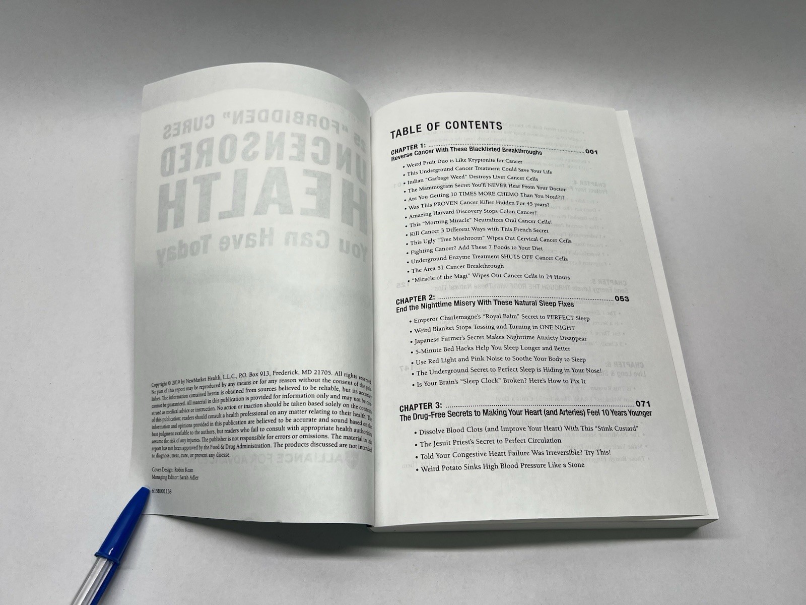 Uncensored Health : 25 Forbidden Cures You Can Have Today – Vol. 2 – Paperback