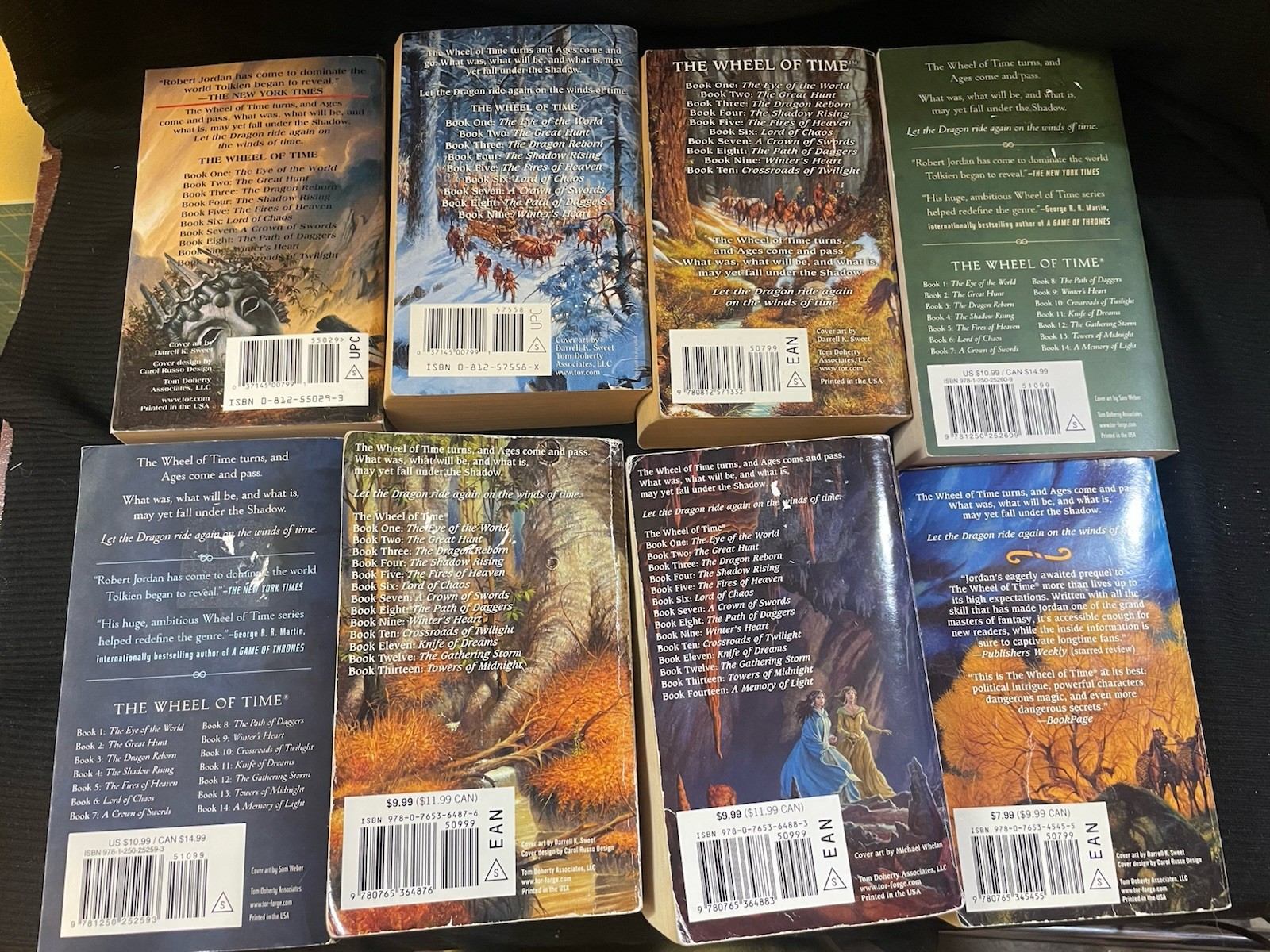 Wheel Of Time Complete Set Of 15