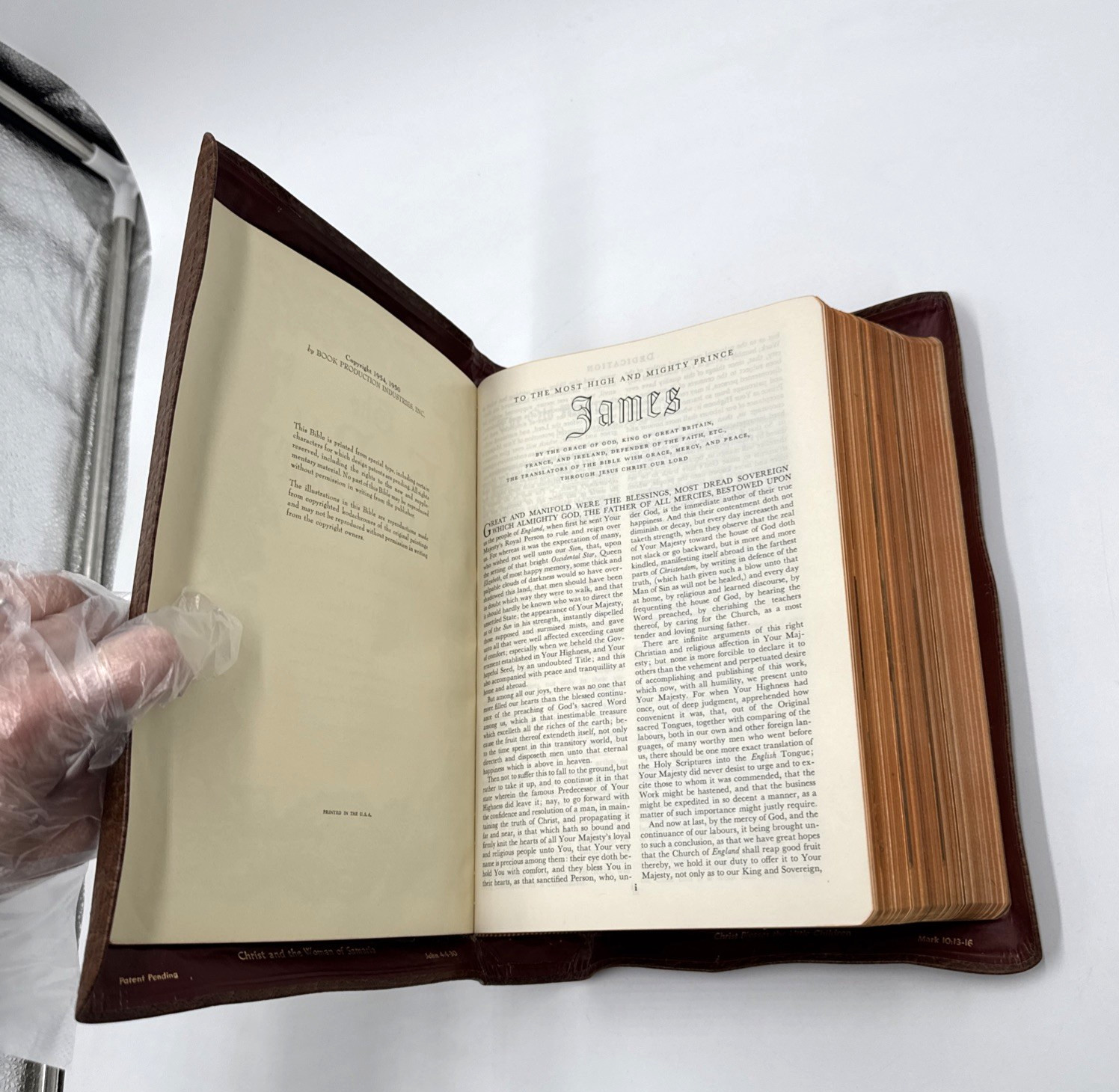 Holy Bible King of Kings Revelation 19 KJV 1954 Book Production Industries