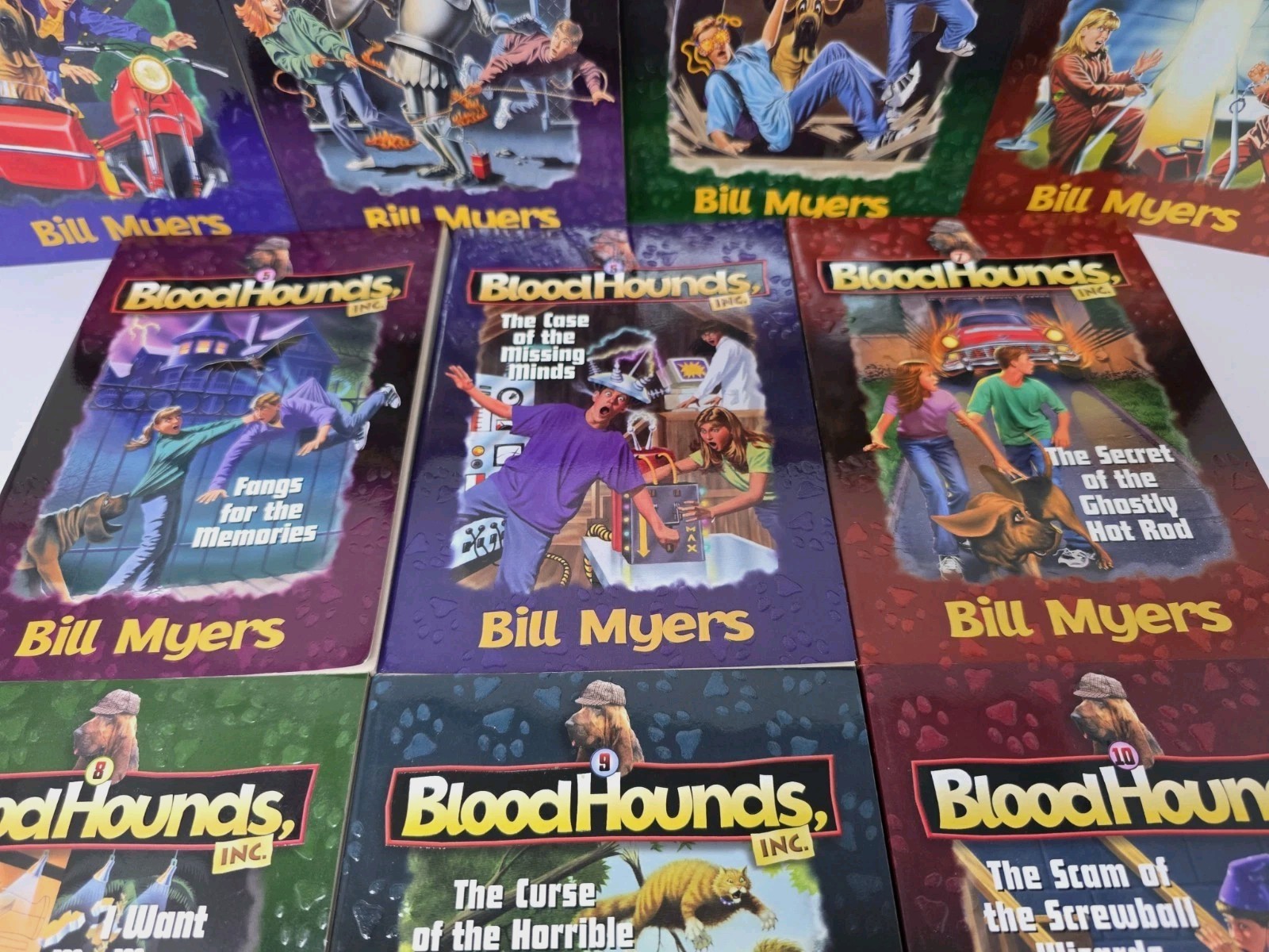 Lot of 15 Bill Myers Books BLOODHOUNDS, INC. 1-10, My Life As… Forbidden Doors