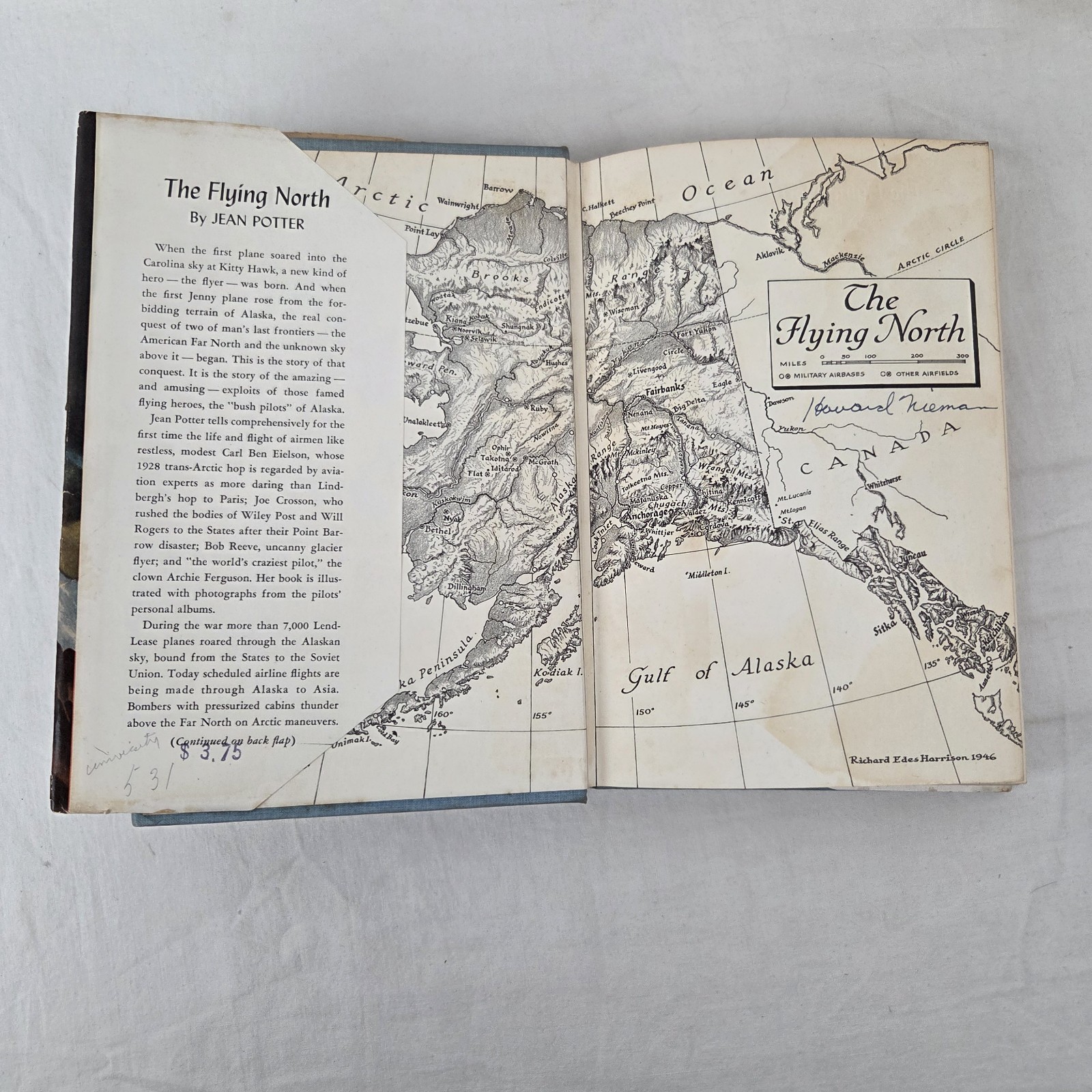 The Flying North by Jean Potter Macmillan Company First Printing 1947 Hardcover