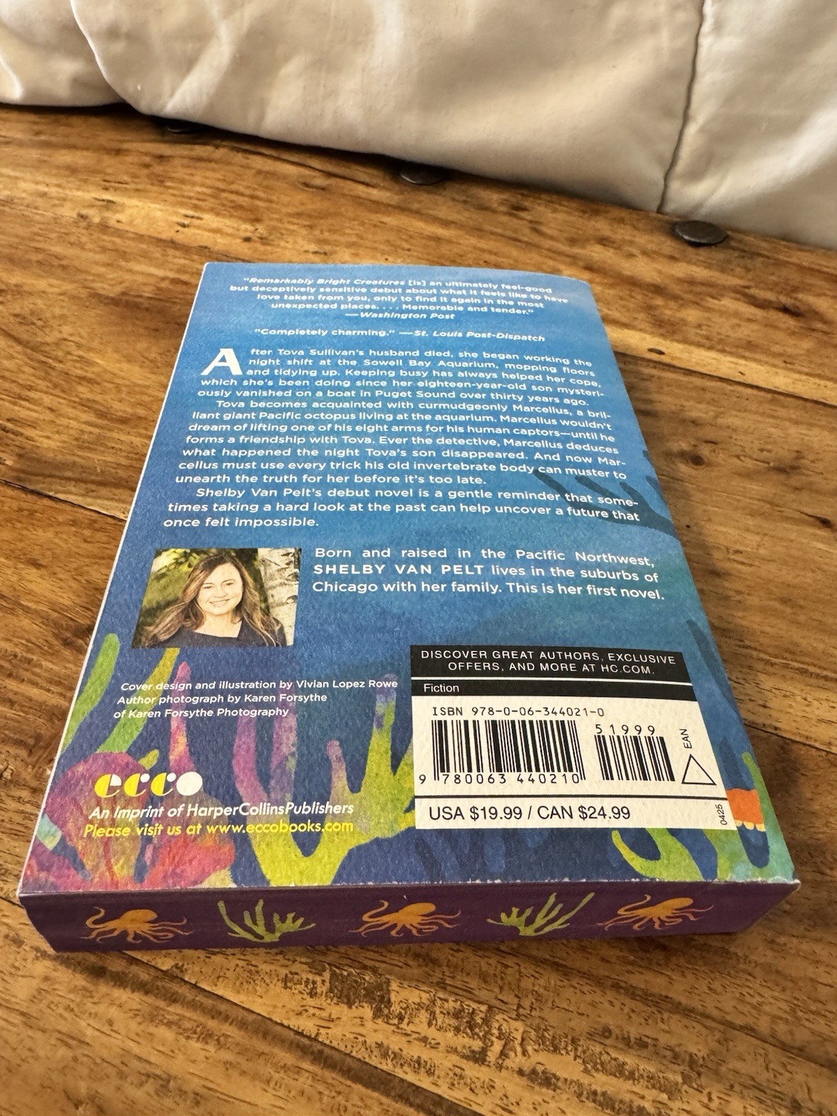 RARE Target Exclusive Remarkably Bright Creatures by Shelby Van Pelt Purple Edge