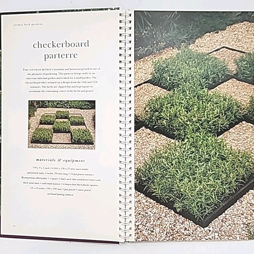 Gardening with Herbs by George Carter 1st Edition Spiral Bound Hardcover Book