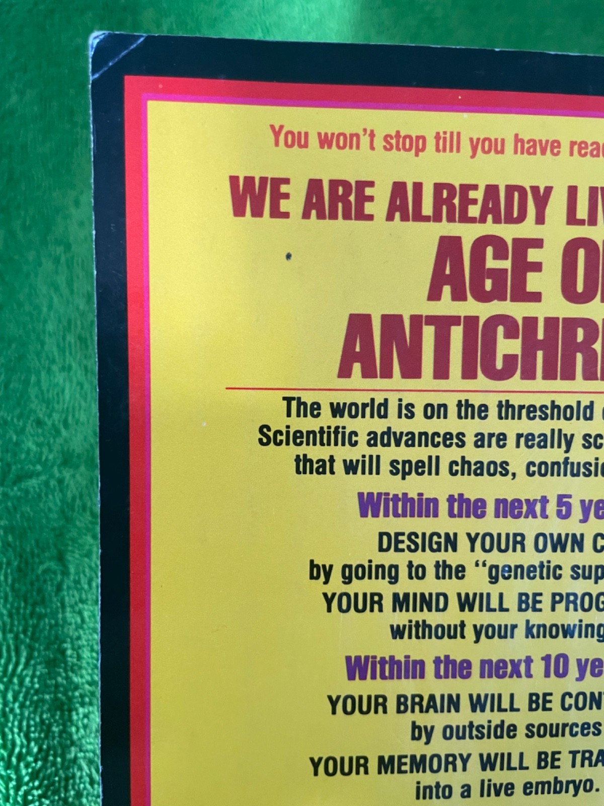 BOOK The Rise of the Anti-Christ SALEM KIRBAN paperback 1981