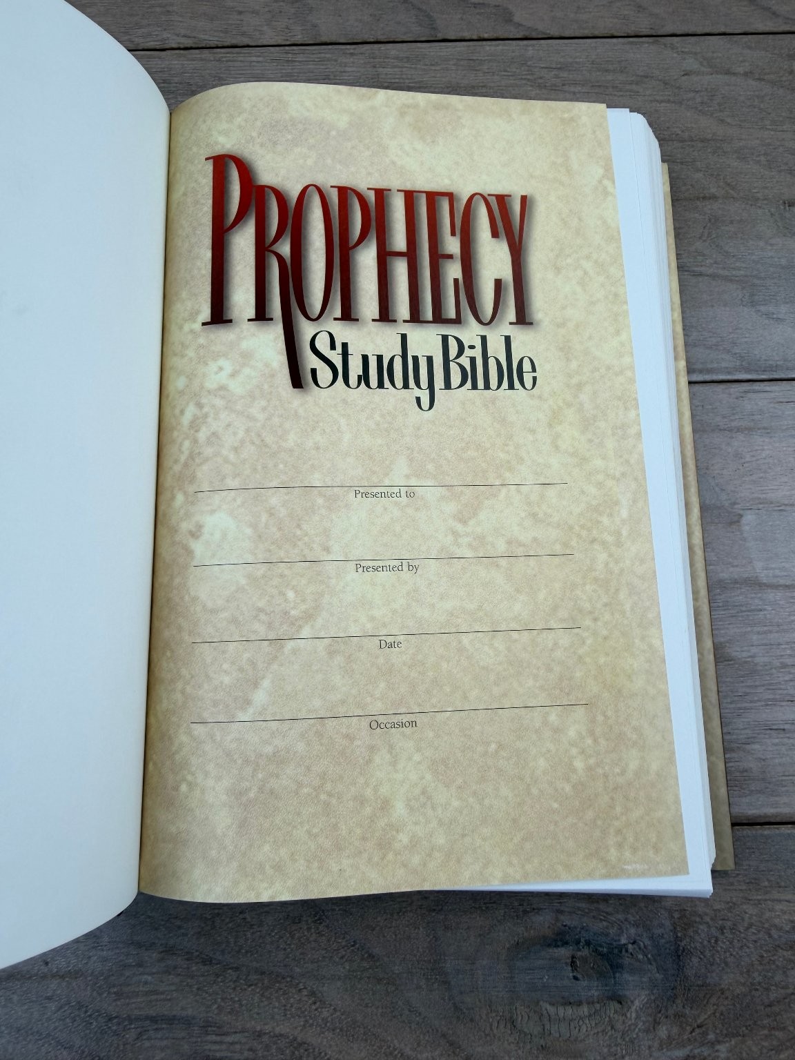 Prophecy Study Bible John Hagee 1997 NKJV Hardcover Christian Biblical Study
