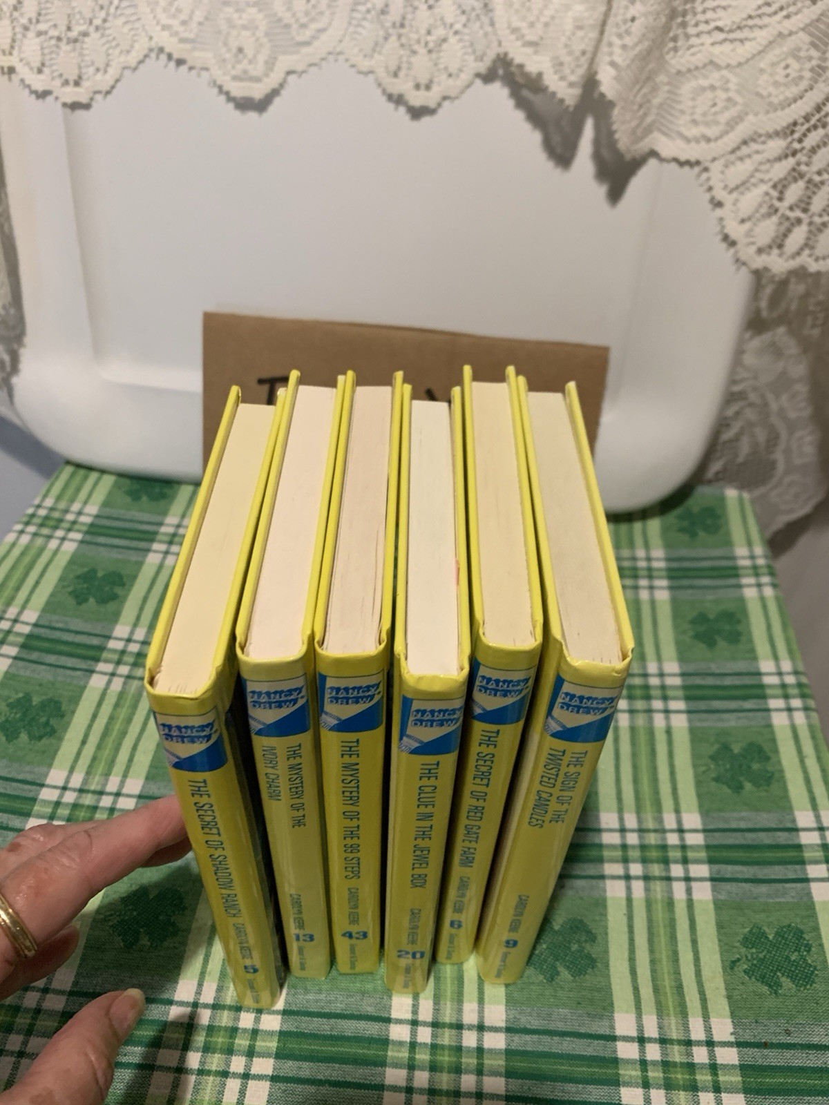 ❤️Vntg 6 Nancy Drew Flashlight Mystery Series Carolyn Keene #’s 5,13,43,20,6,9