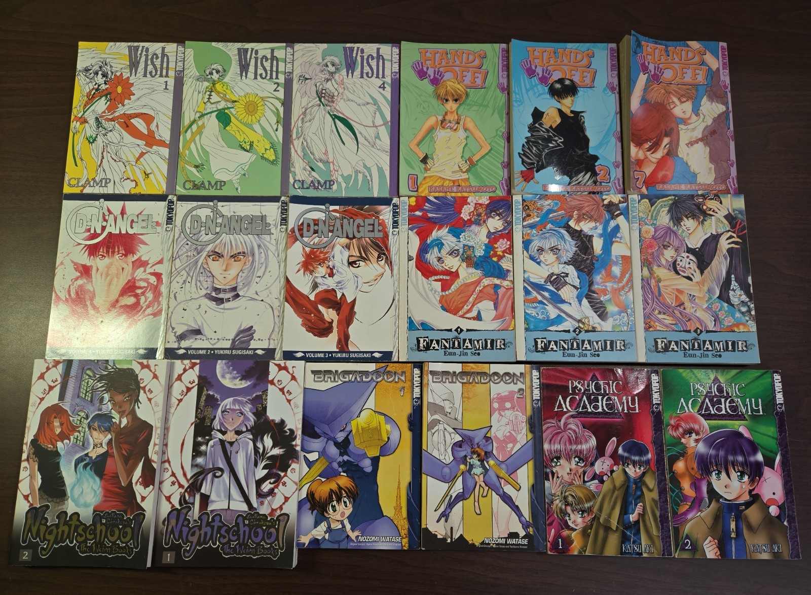 Huge Variety Manga Lot of 69 Books Host Club, Wild Ones, Fantamir, DN Angel