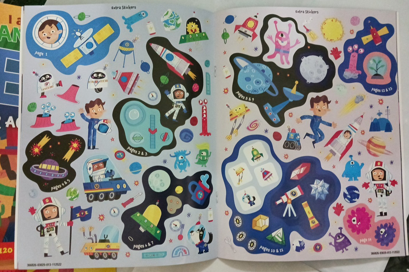 Sticker Activity Books For Kids. Set of 3 space, rancher, everyday hero 8X 10.5″