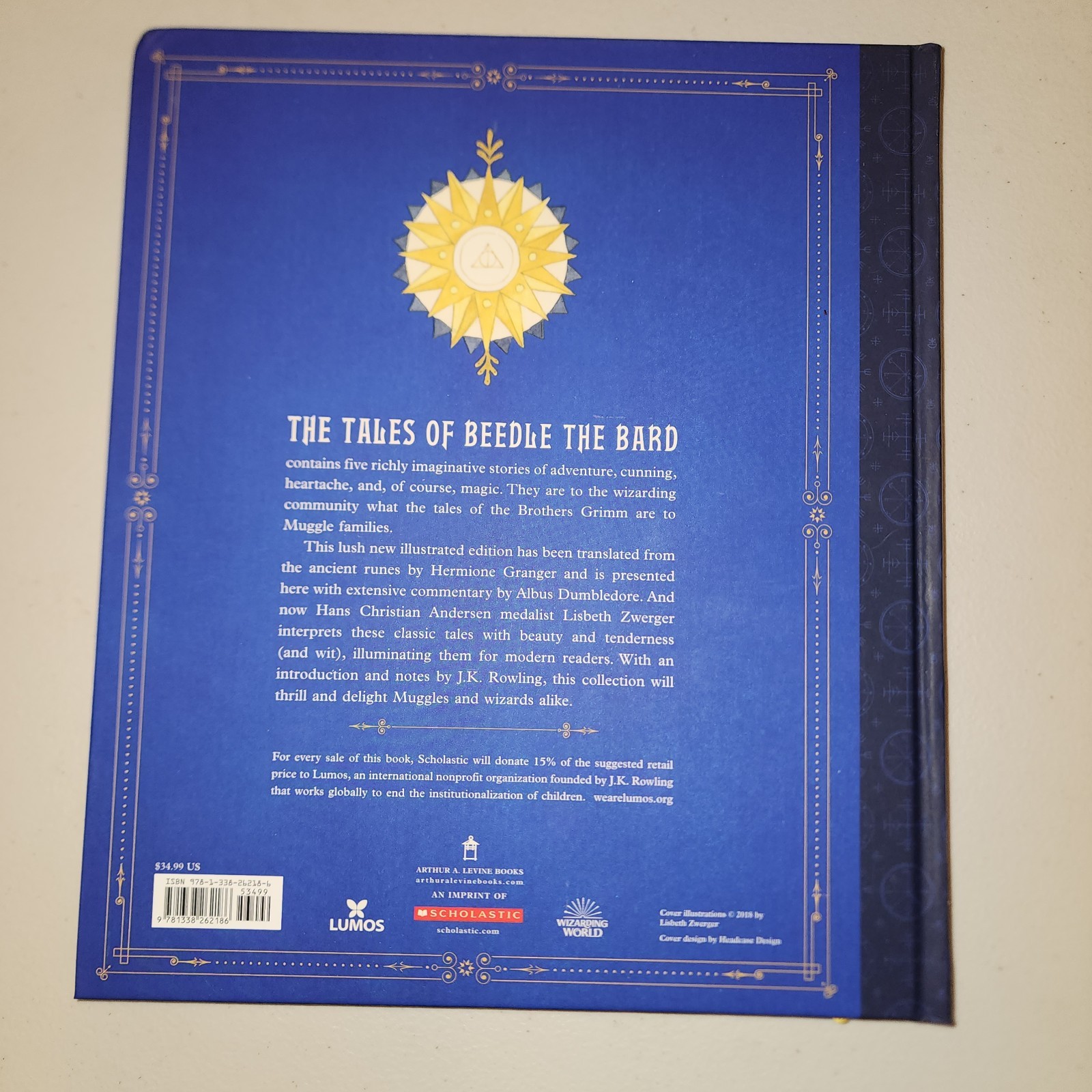 The Tales of Beedle the Bard: The Illustrated Edition & Regular Edition Lot of 2