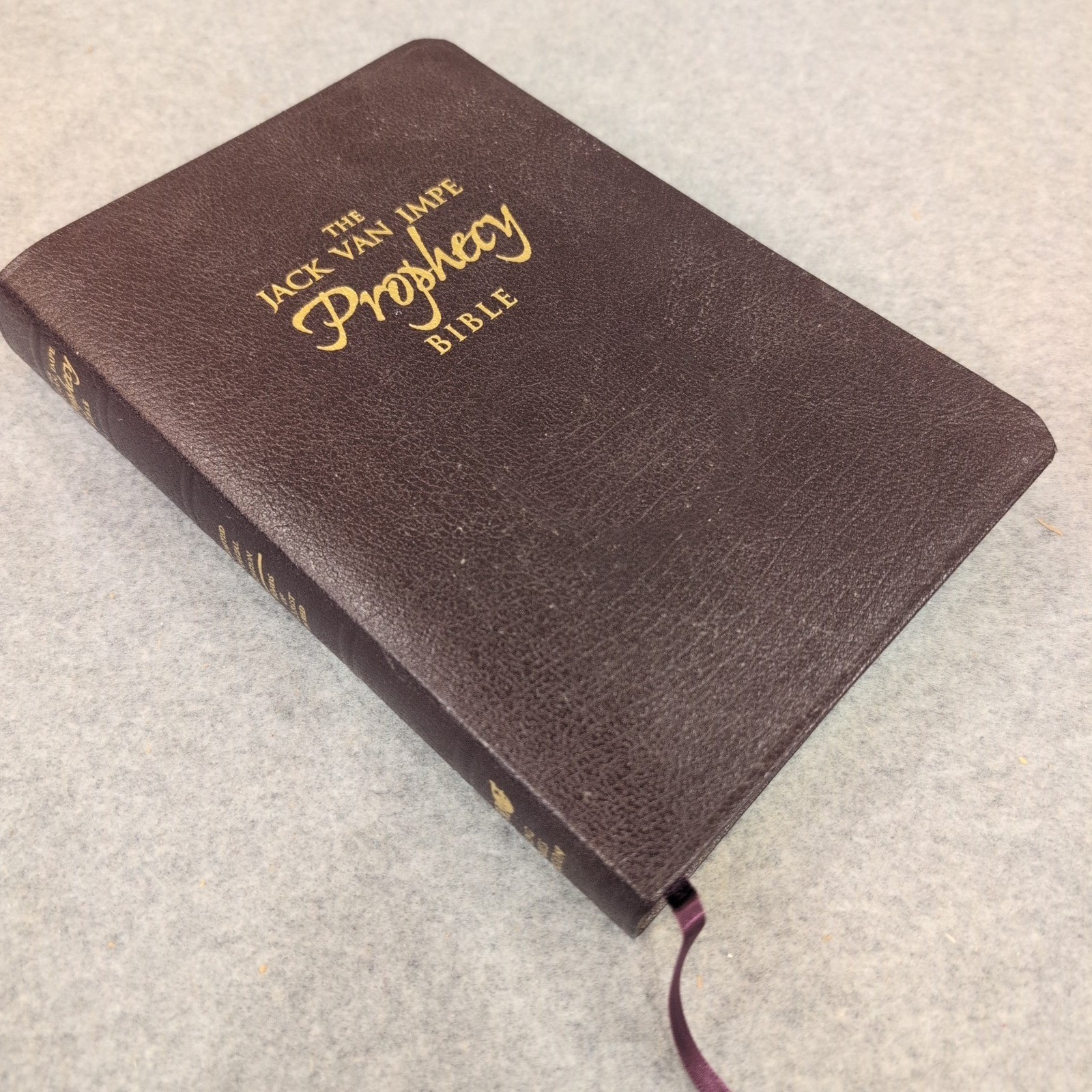 The Jack Van Impe Prophecy Bible KJV New Third Edition Burgundy Bonded Leather