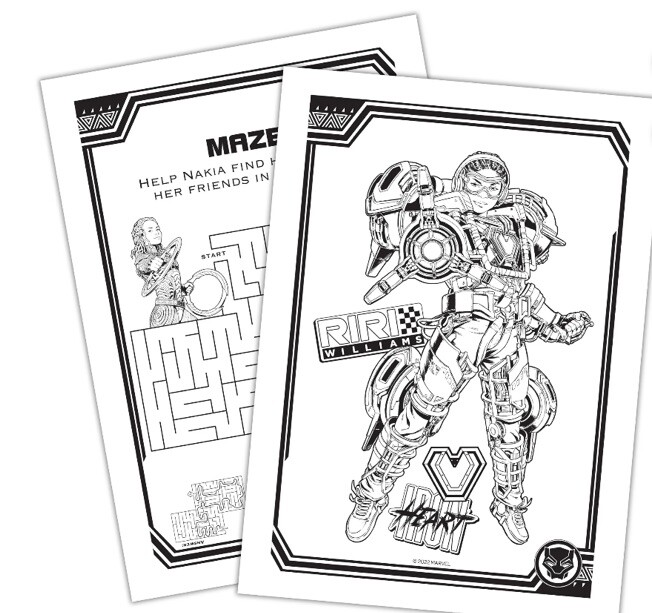 Marvel Black Panther Wakanda Forever Create a Scene Sticker Pad, 32 Pages,