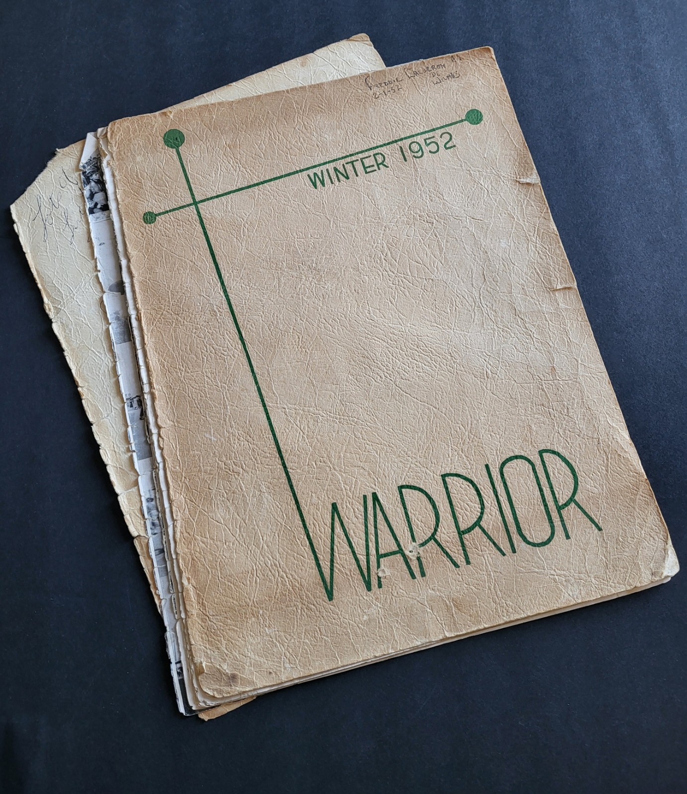 1952 Winter Wilmington Jr. High School The Warrior Yearbook 12 pages Poor Cond.