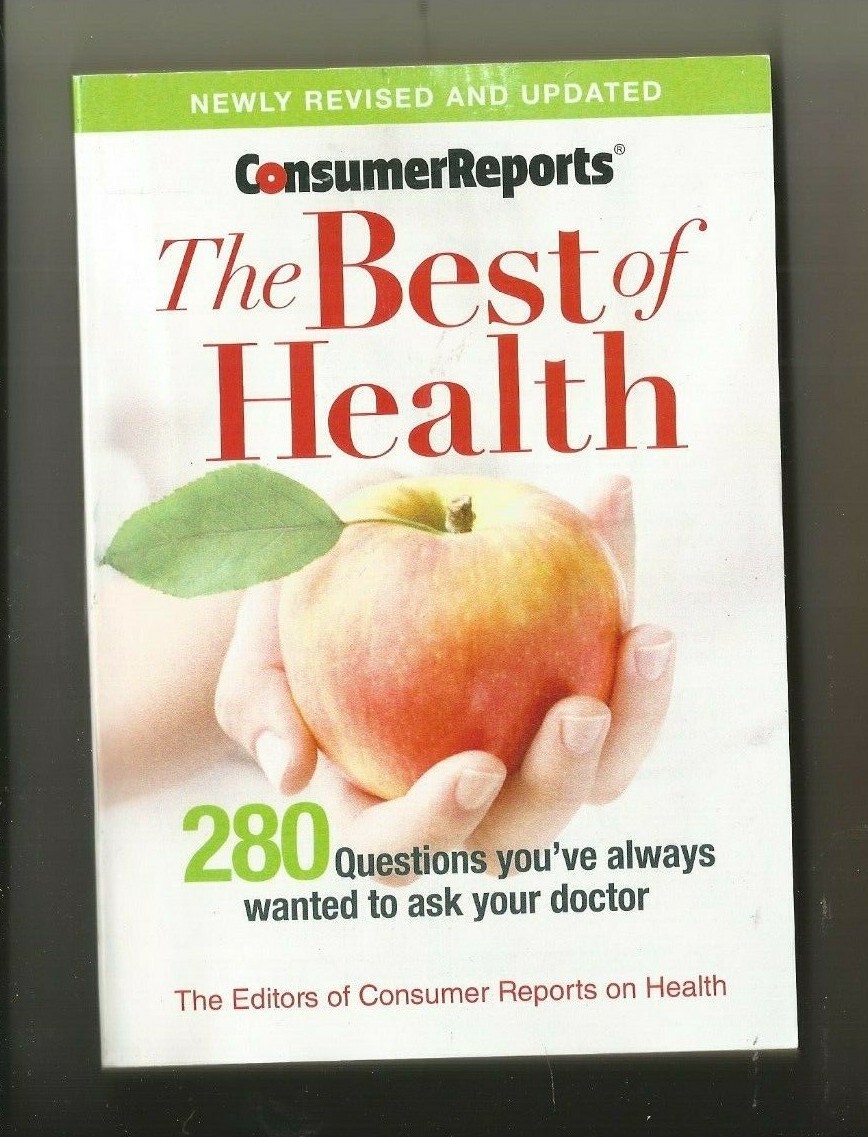Consumer Reports – The Best of Health softcover EX condition 232 pages