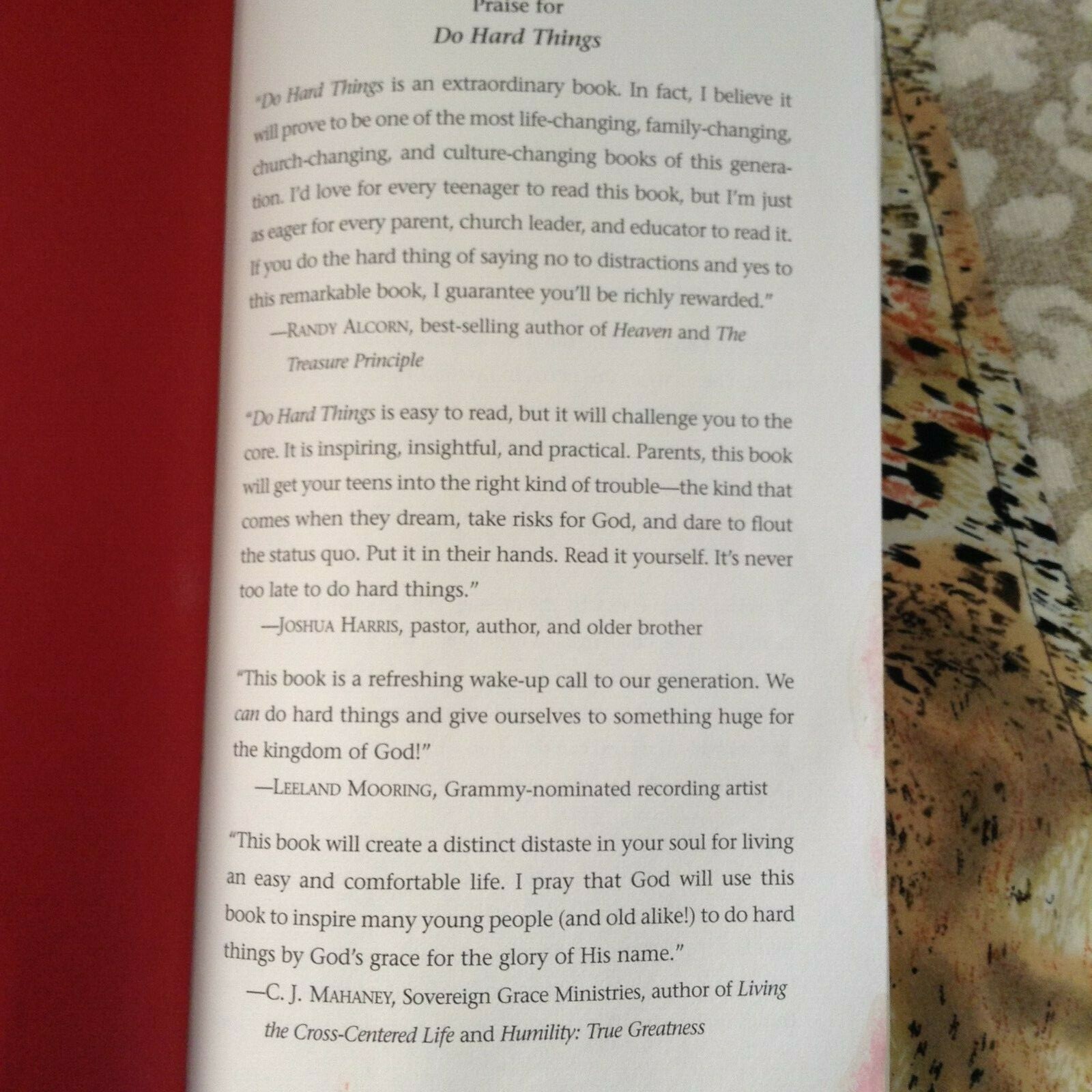 Do Hard Things : A Teenage Rebellion Against Low Expectations Brett Harris 2009