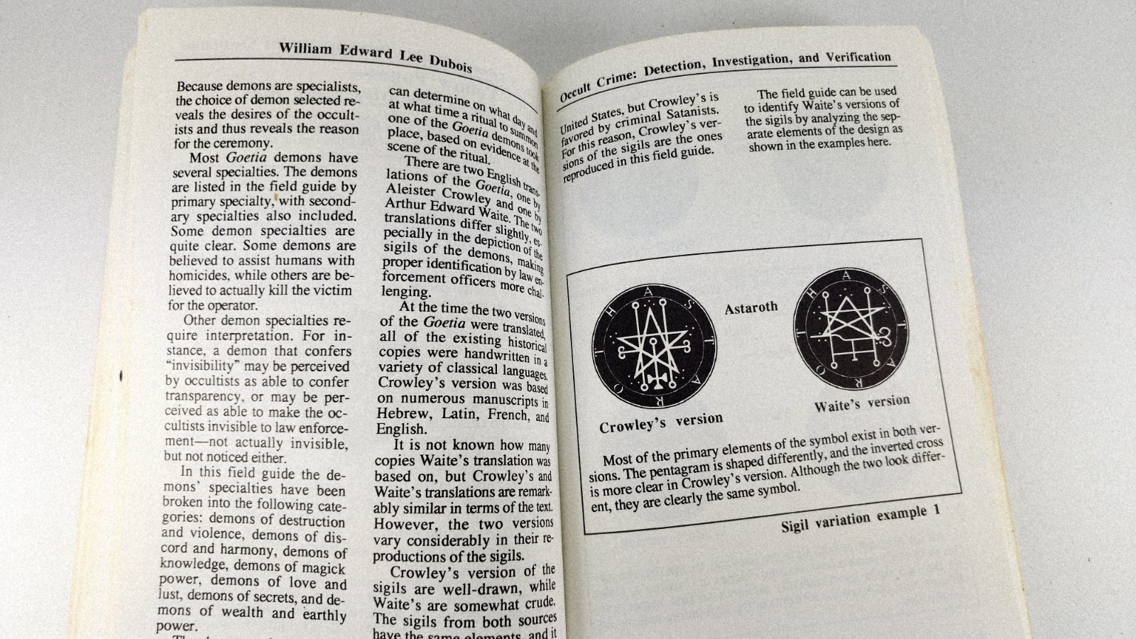 Occult Crime: Detection, Investigation, Verification, William Edward Lee Dubois