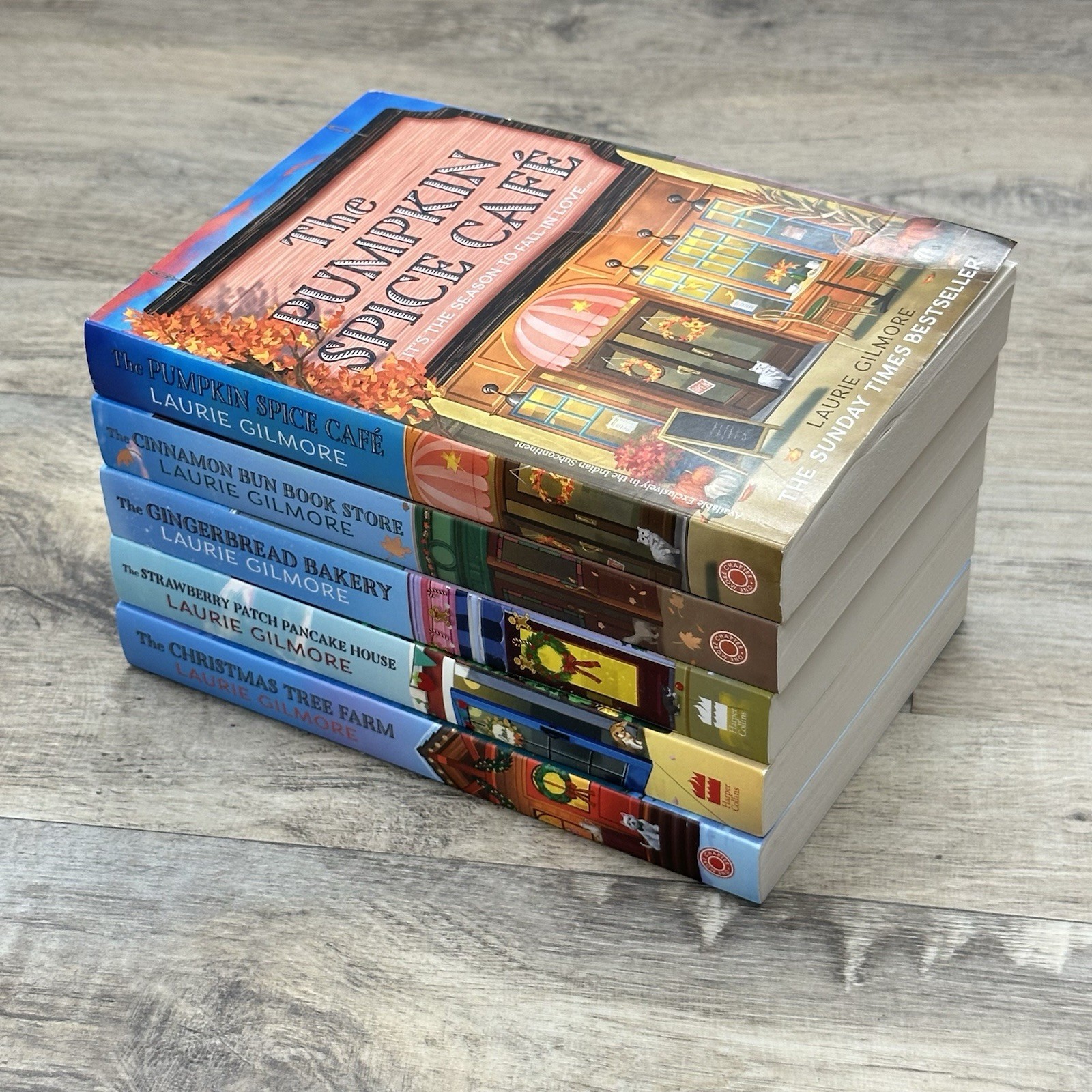 Dream Harbor Book Series Lot of 5 Paperback Books By Laurie Gilmore – Very Good