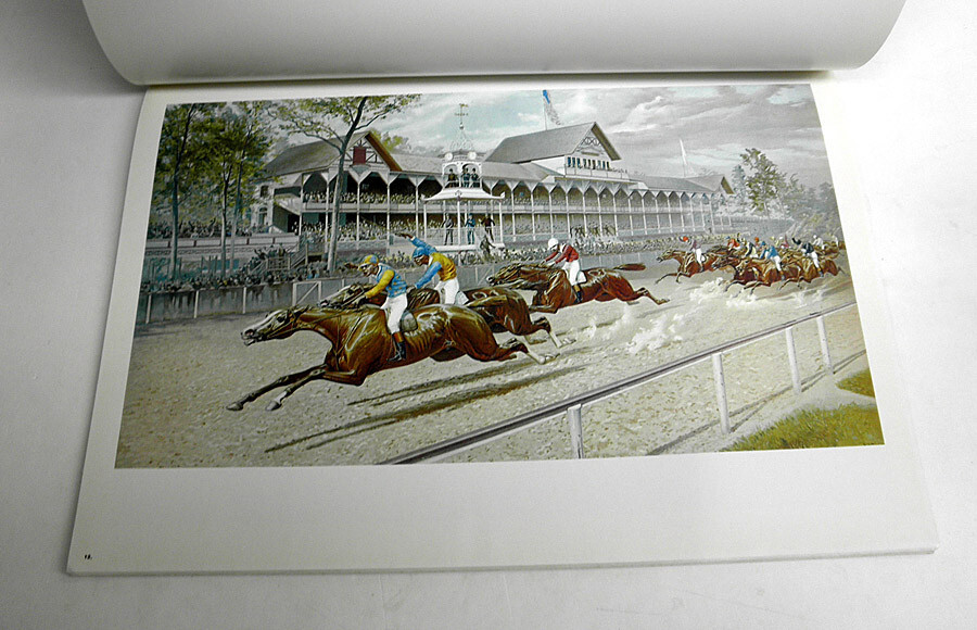 Vintage Poster Book of Horses First Edition 1978 Equestrian Sport Paintings