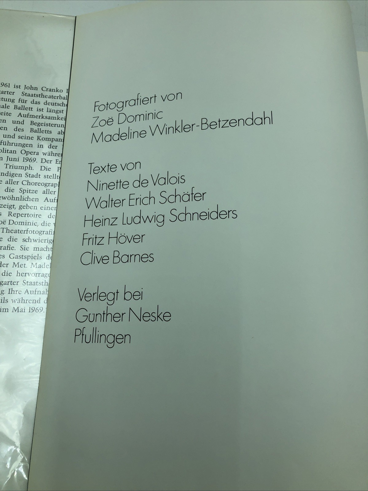 John Cranko und das Stuttgarter Ballett, 1961-1973 (German Ed)