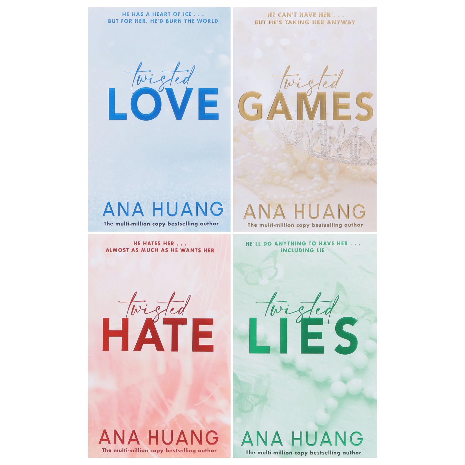 Twisted Series by Ana Huang 4 Books Collection Set – Fiction – Paperback
