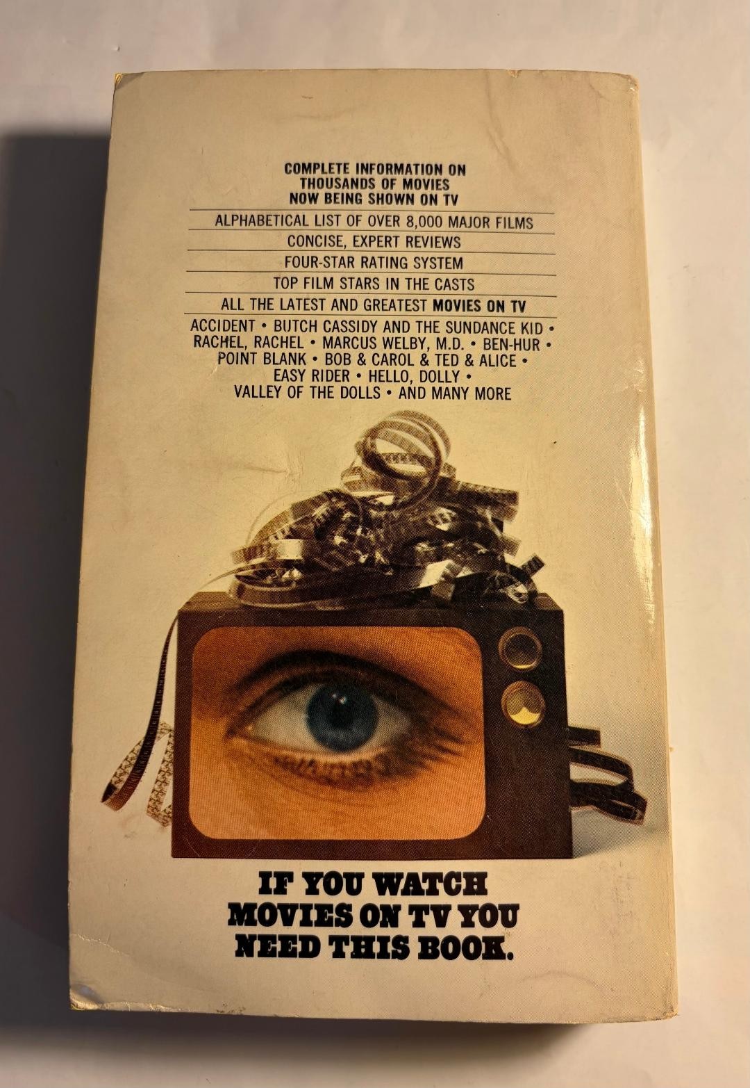 MOVIES ON TV 1972-73 EDITION PAPERBACK BOOK REVISED EDITED BY STEVEN H. SCHEUER