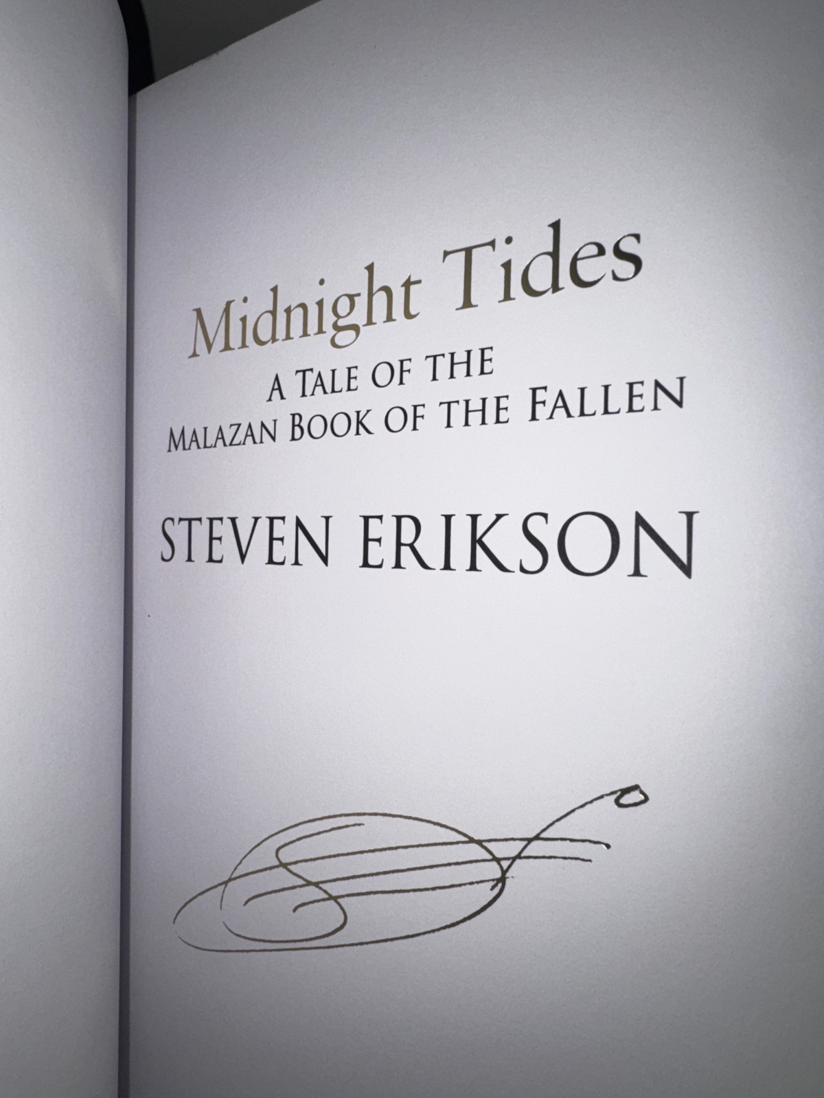 BROKEN BINDING Book 1-6 MALAZAN Book OfThe Fallen Steven Erikson SIGNED