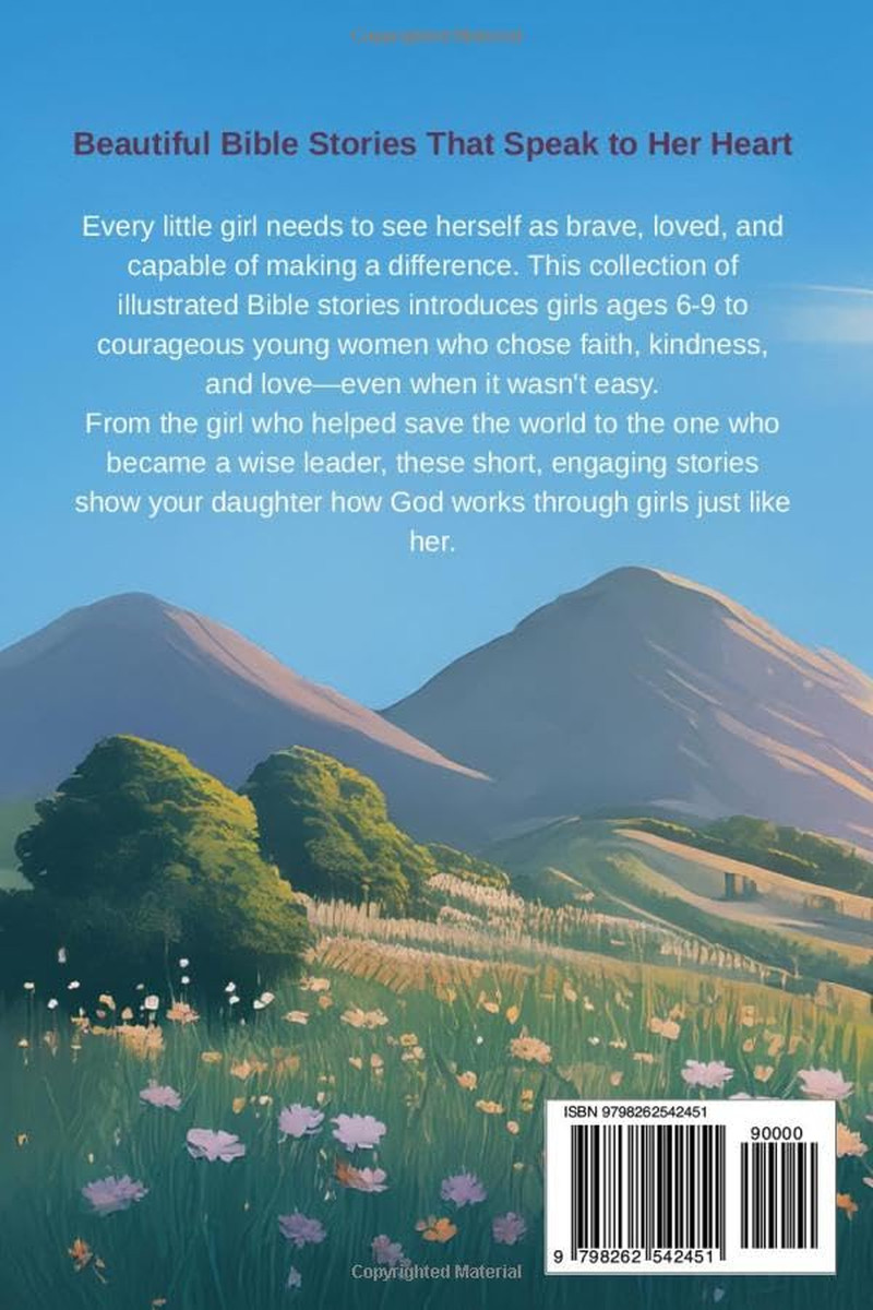 Bible Stories for Girls Ages 6-9: Illustrated Short Bible Stories with Simple Le