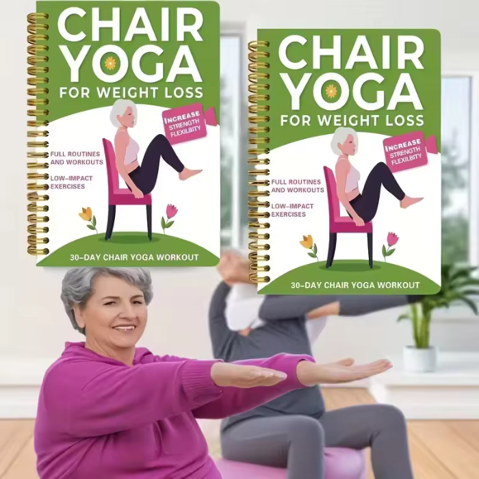 Chair Yoga for Weight Loss: a Collection of 50+ Low-Impact Exercises for Seniors