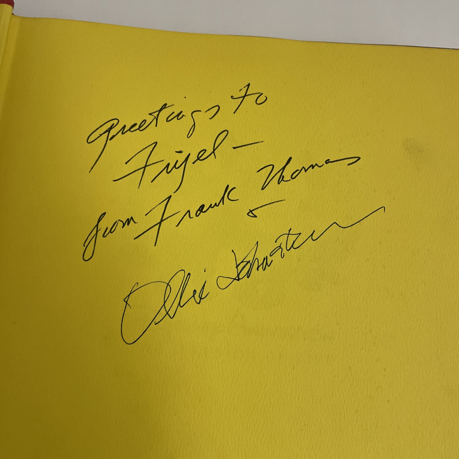 DISNEY: The Illusion of Life Signed JOHNSON & THOMAS