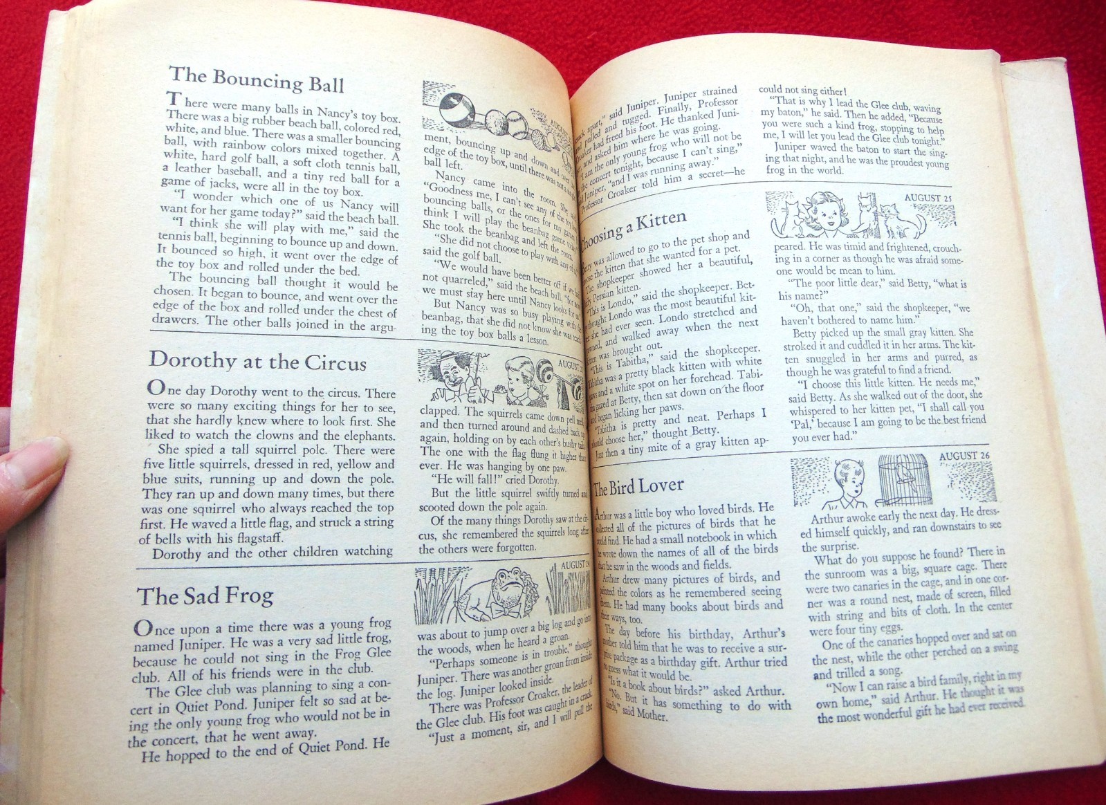 RARE 1941 ~365 BEDTIME STORIES ~ LARGE 8″ x 11″ ~ Whitman Publishing~ 140 PAGES