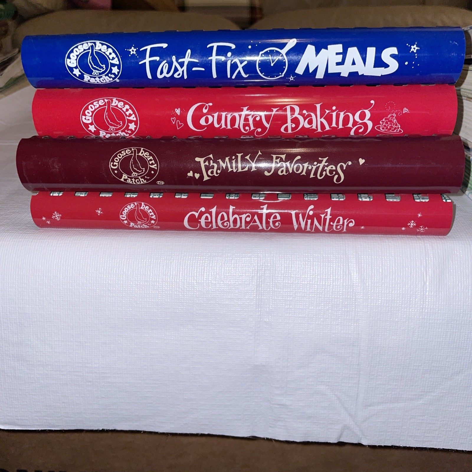 Huge Lot Of 16 Goose Berry Patch Spiral Bound Variety Cookbooks EUC