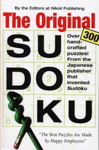 Original Sudoku – Paperback By Editors of Nikoli Publishing – GOOD