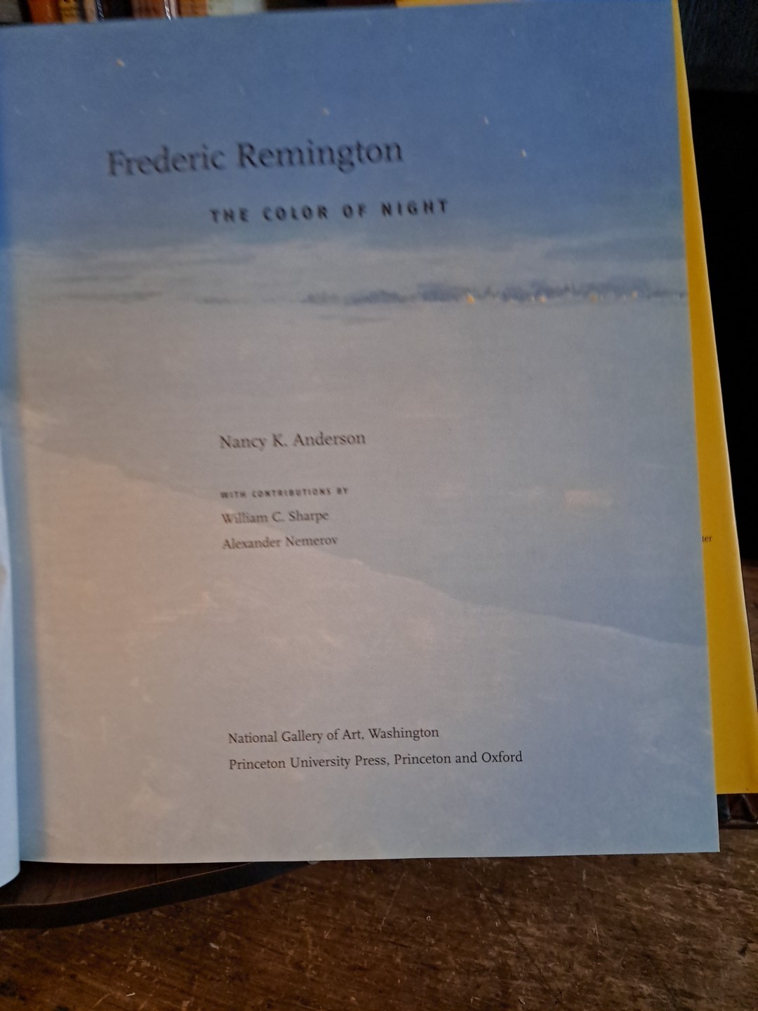 Frederic Remington: The Color of Night Fine/Fine HB Free Shipping