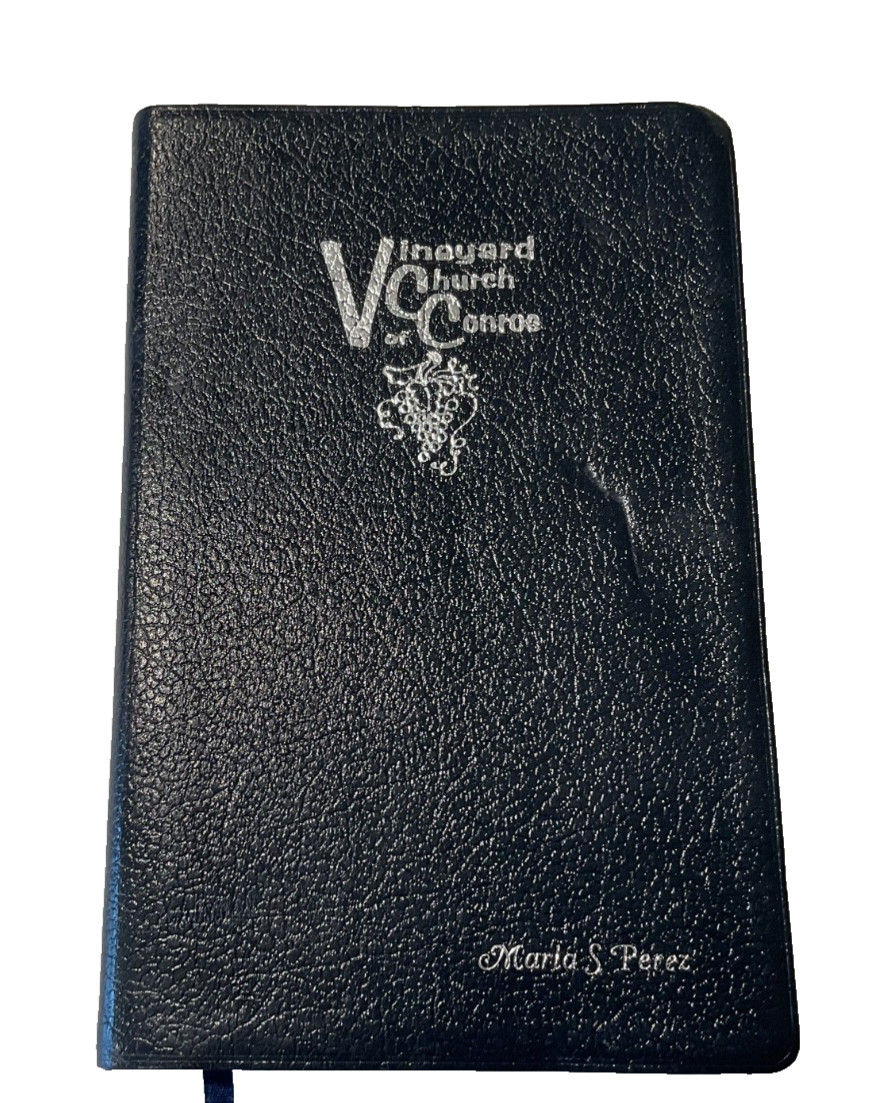 NIV Thinline Bible 2005 Navy Blue Bonded Leather Text 1984