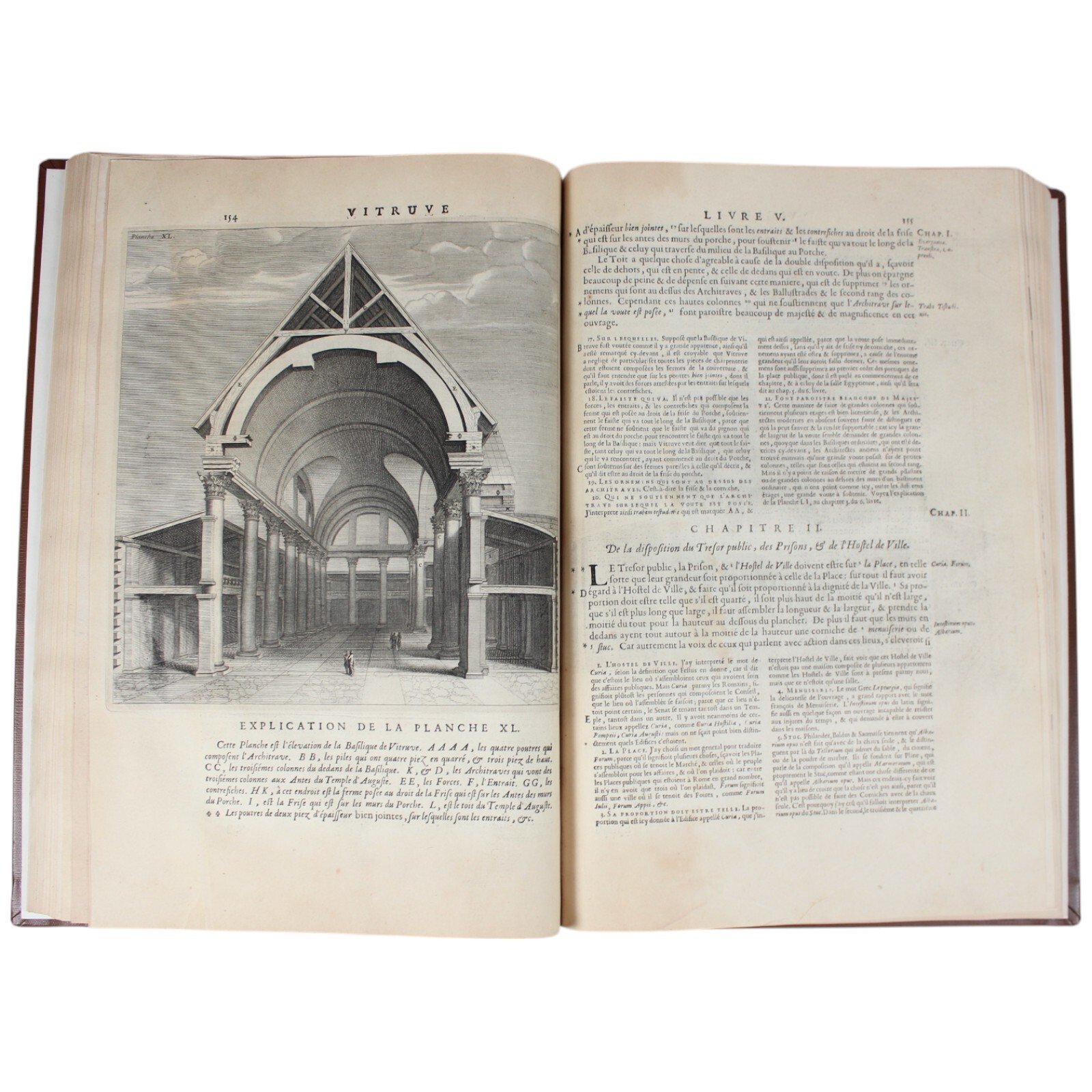 1684 Architecture VITRUVIUS Ten Books 2nd Ed Enlightenment Renaissance Engraving