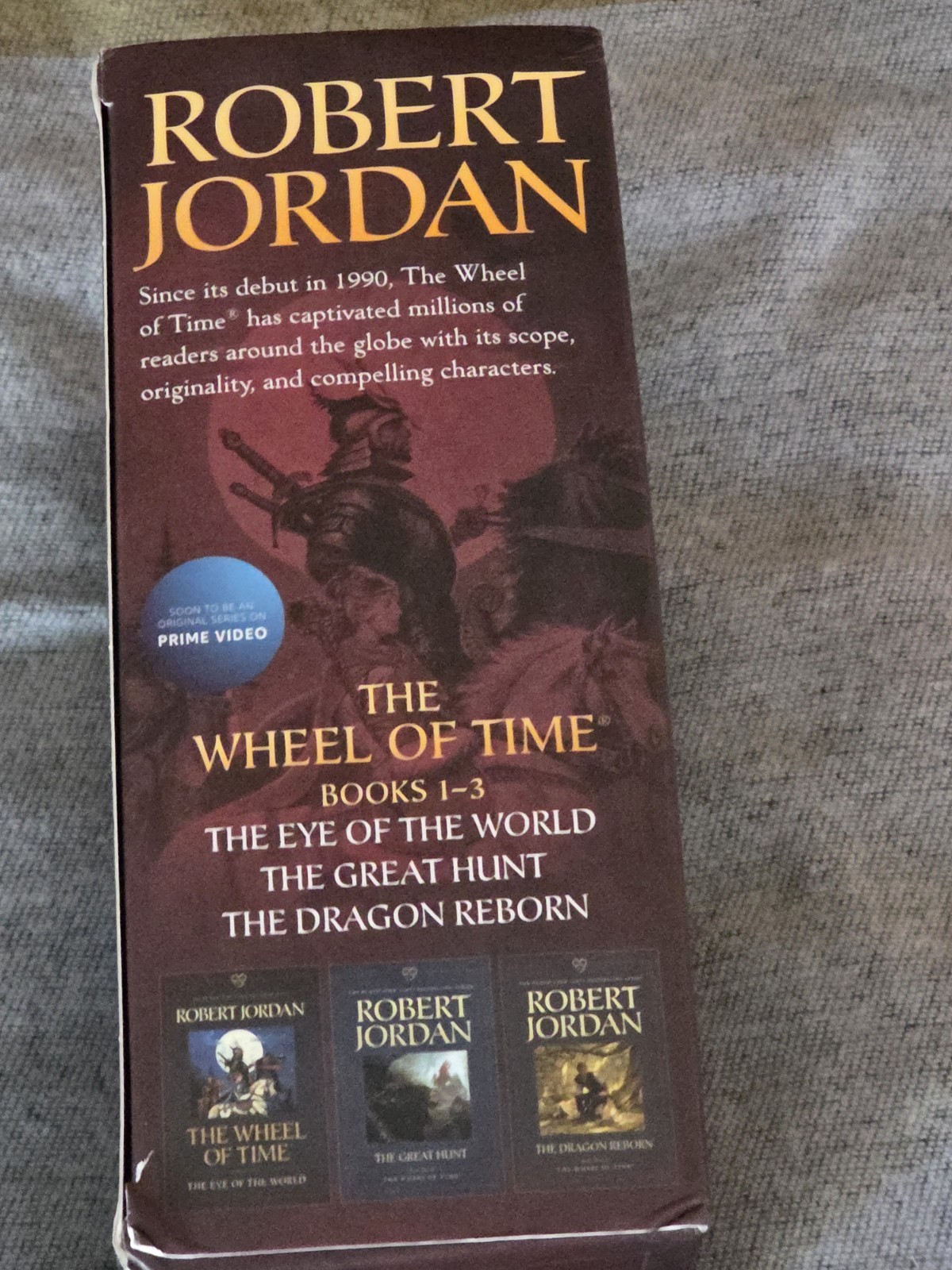 Wheel Of Time Books 1-3 New Box Set Robert Jordan Fantasy Paperbacks Slipcase