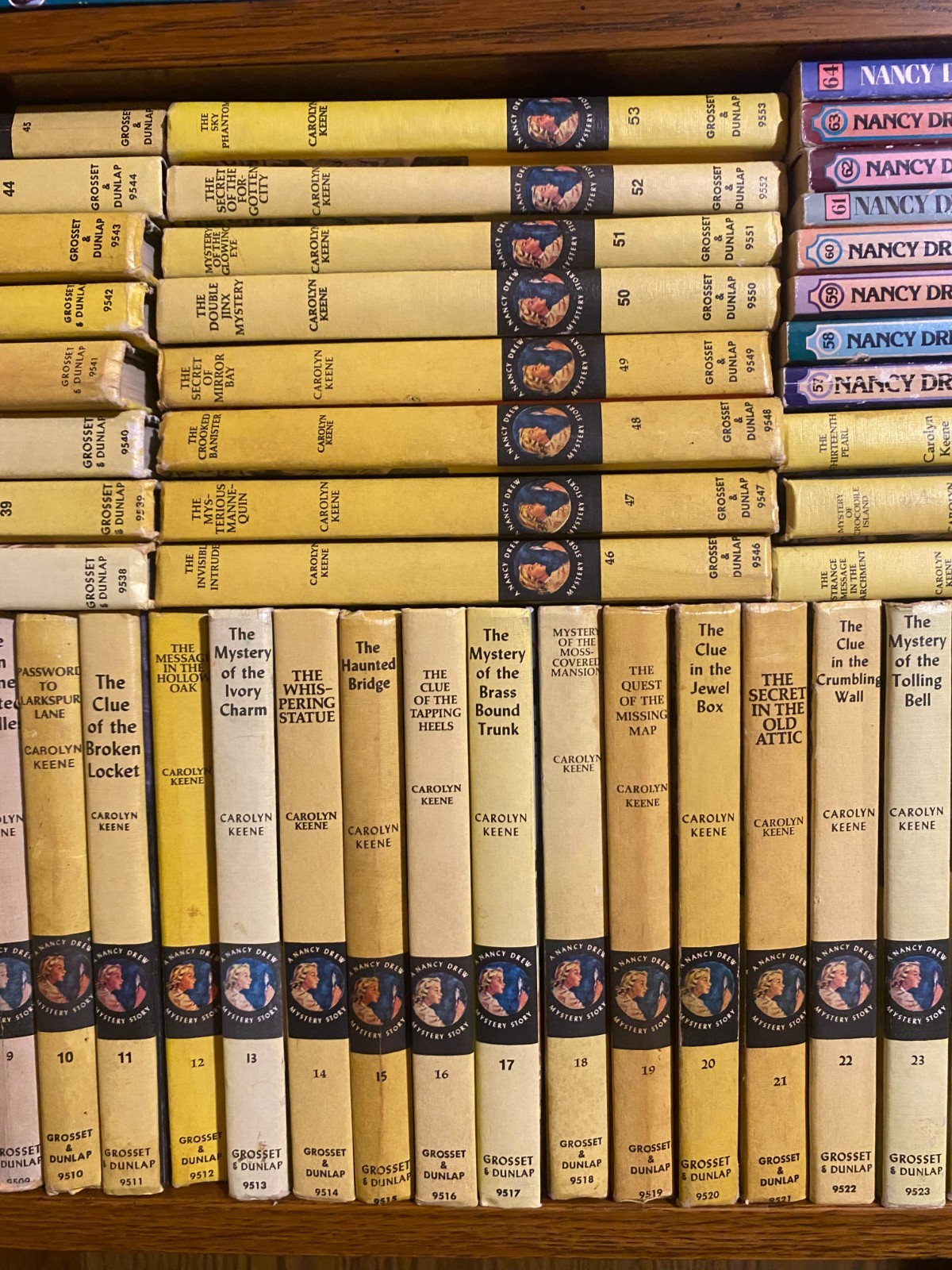 Nancy Drew Complete Set 1–64 (Includes 1–56) Matte & Paperback
