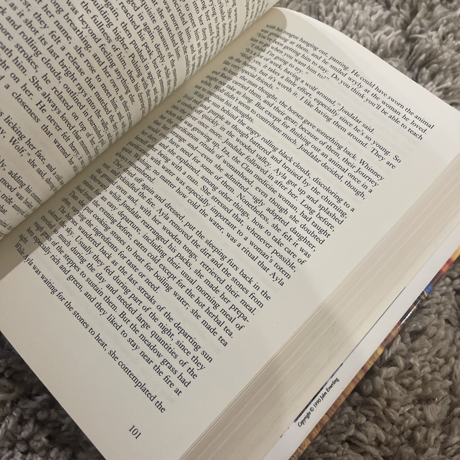 Earth’s Children Ser.: The Plains of Passage : A Novel by Jean M. Auel 1990 HCDJ